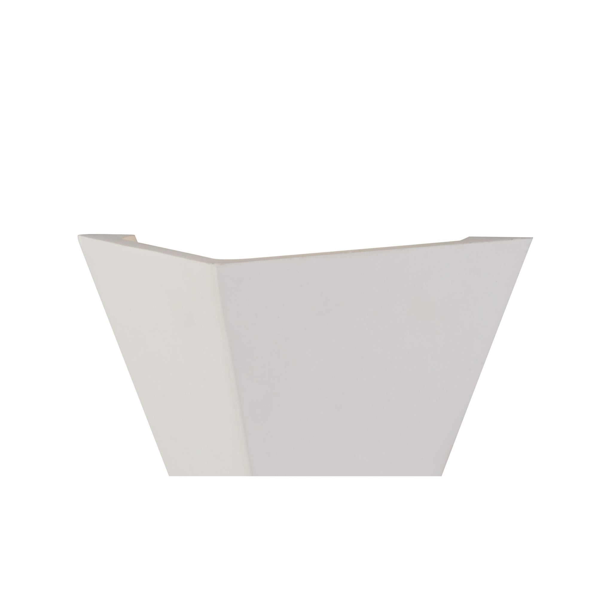 Fabula Theydon Triangle Wall Lamp - White Paintable Gypsum
