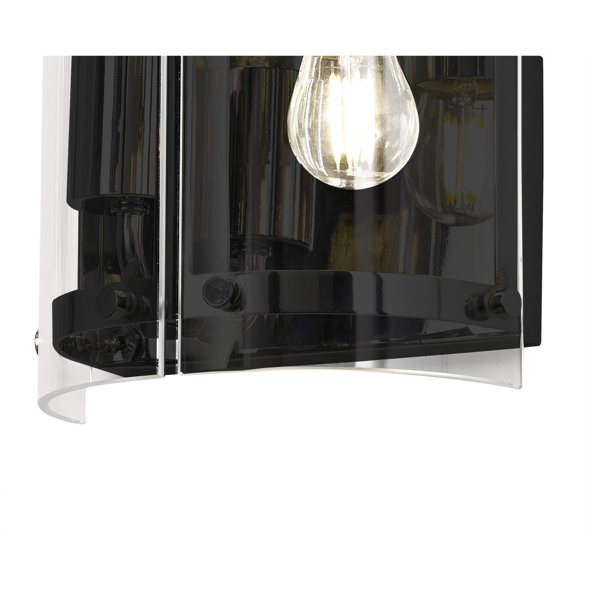 Fabula Regents 2 Light Wall Light - Matt Black
