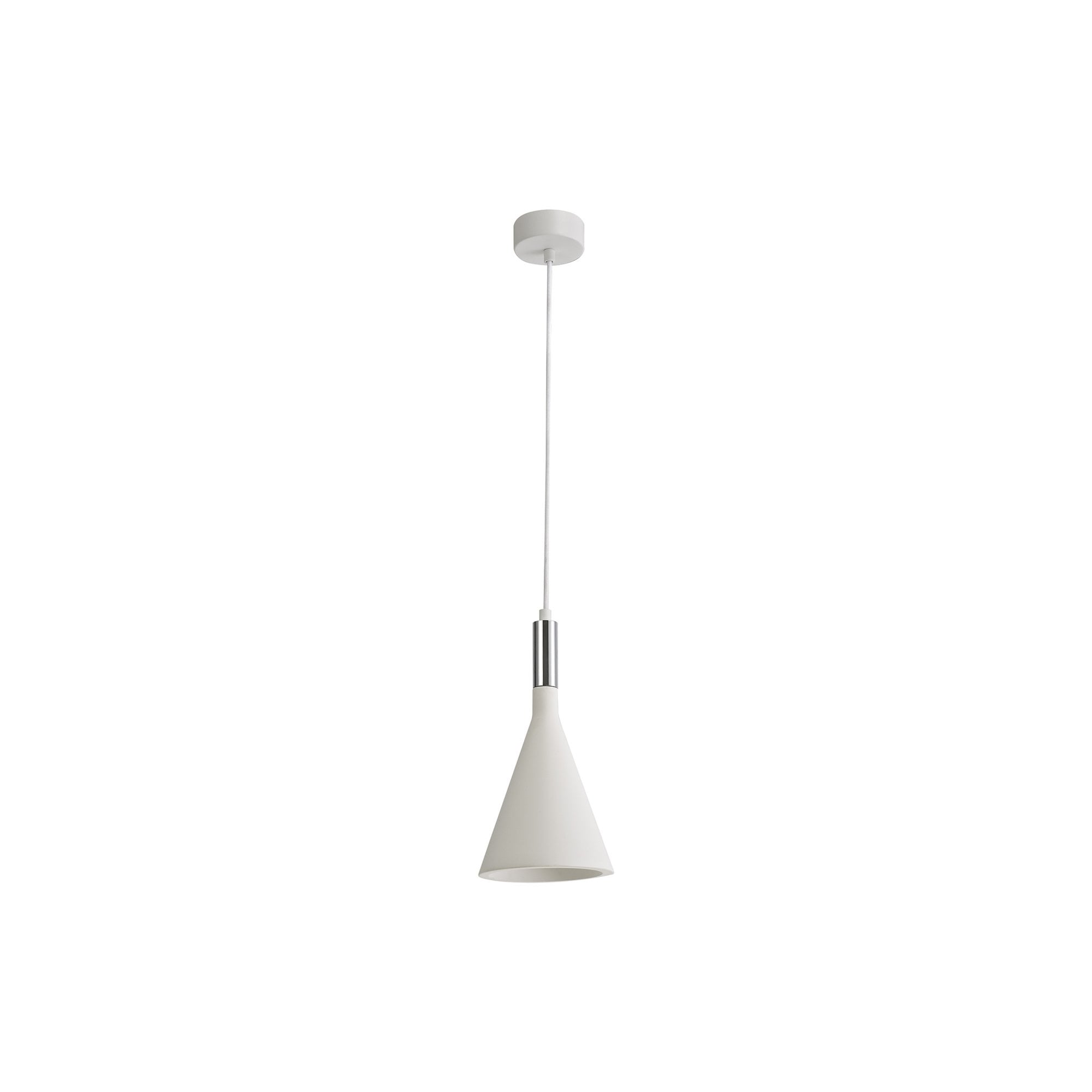 Fabula Theydon Pendant - White Paintable Gypsum