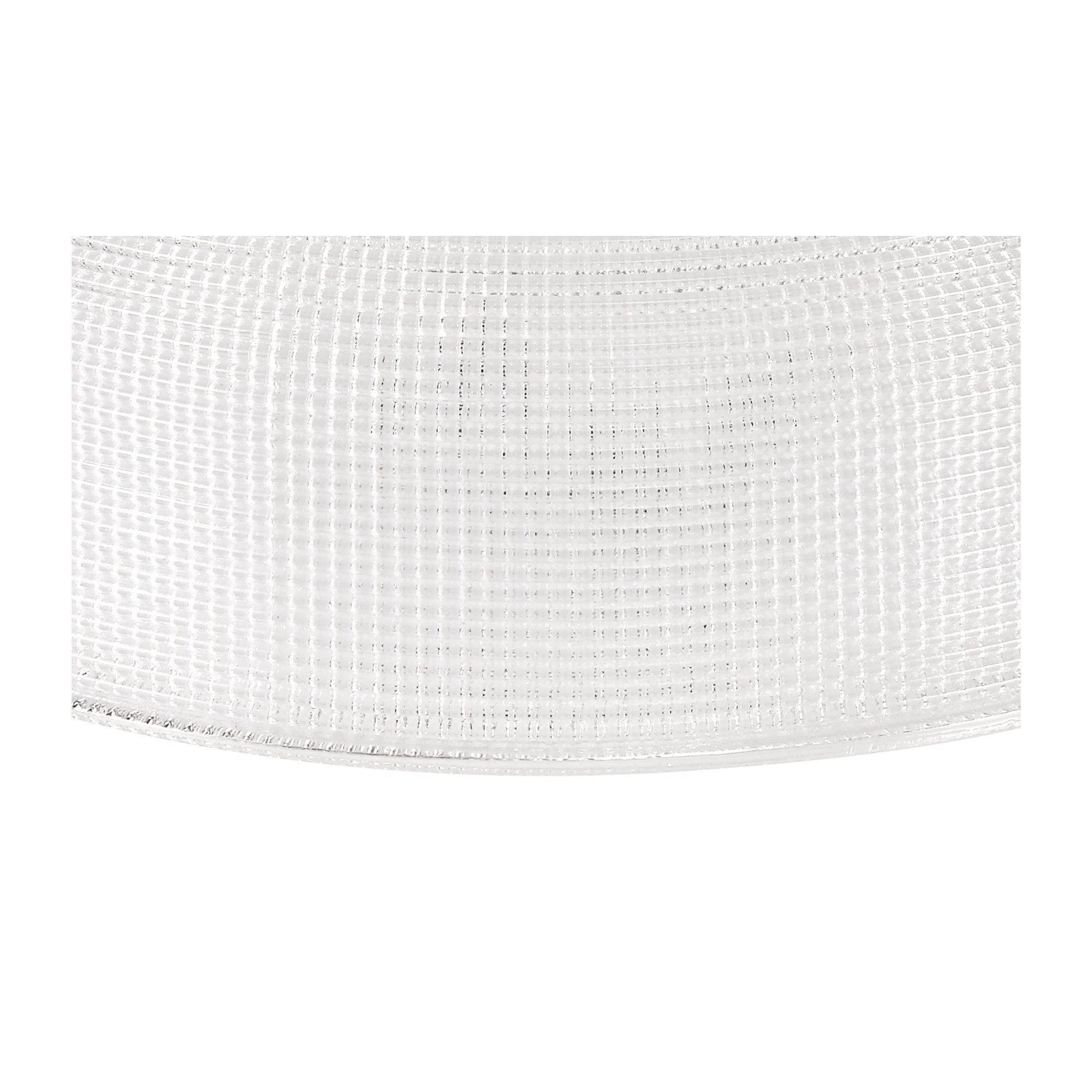 Fabula Epping 26.5cm Round Shade - Prismatic Effect Clear Glass - Shade Only