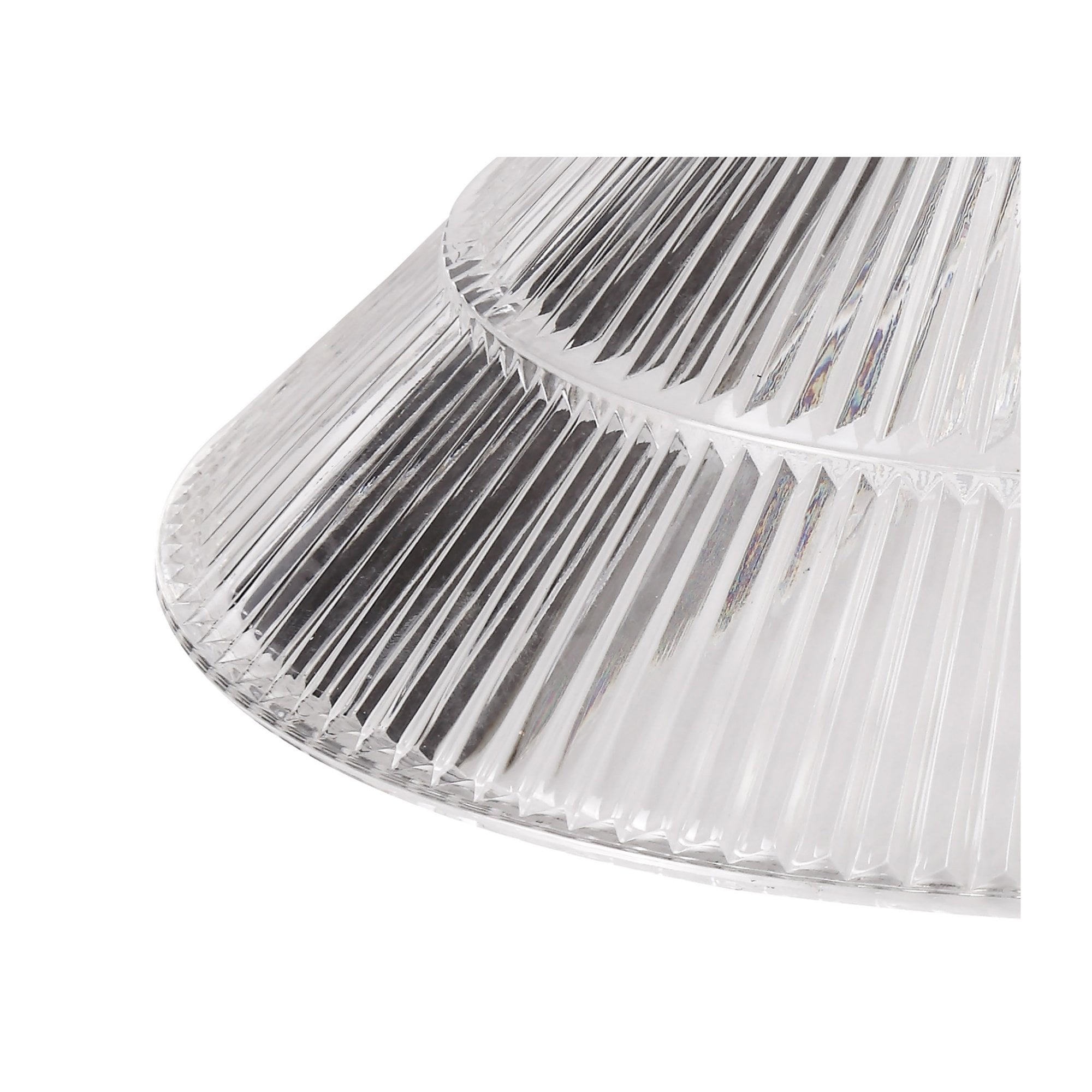 Fabula Epping 30cm Cone Shade - Clear Glass - Shade Only