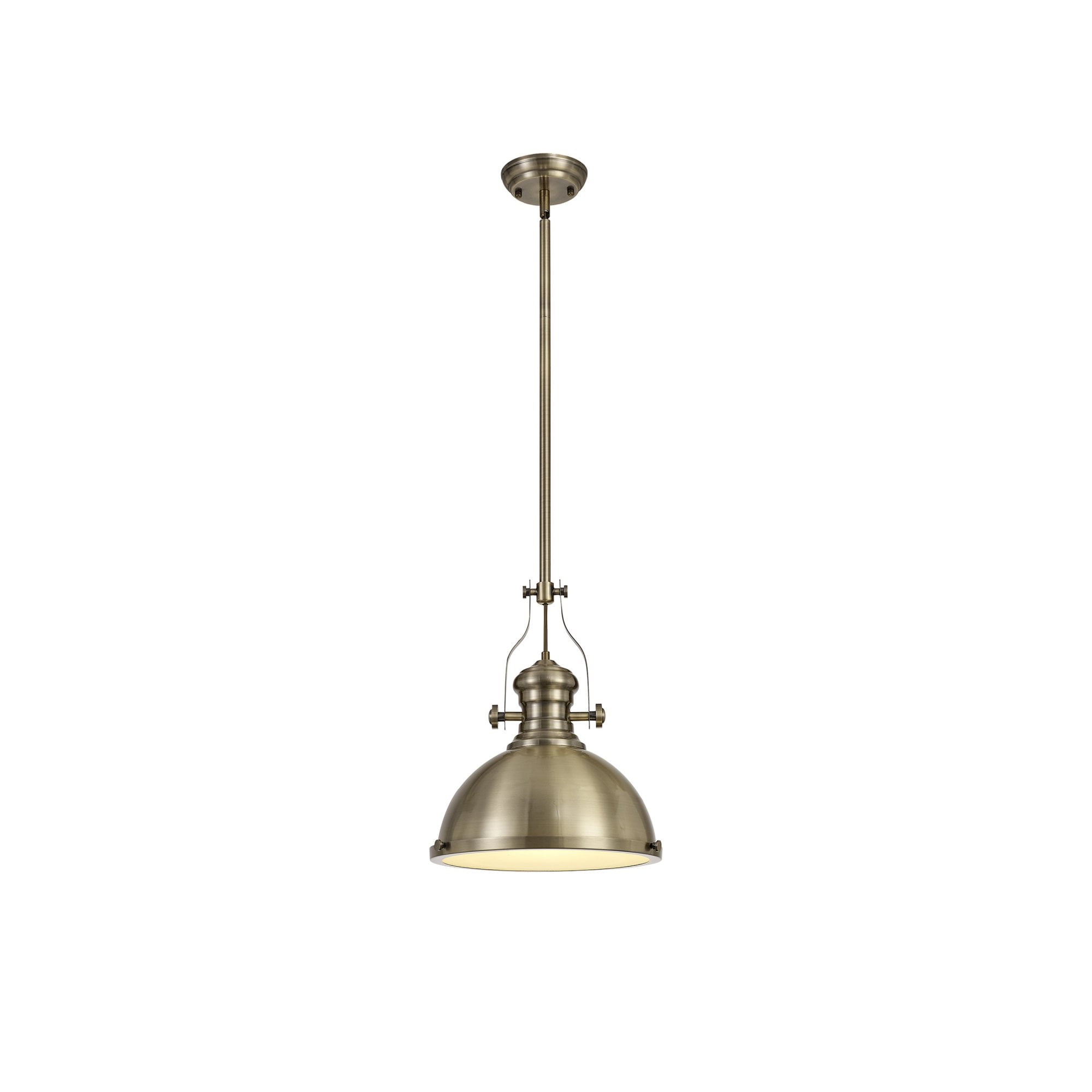 Fabula Epping Single Pendant - Antique Brass