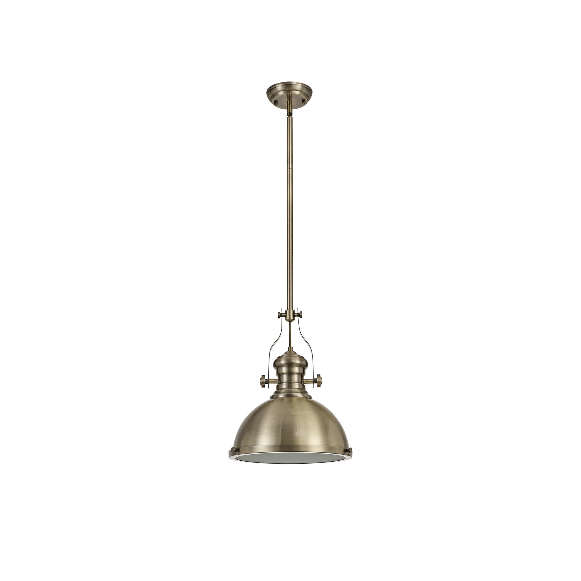 Fabula Epping Single Pendant - Antique Brass