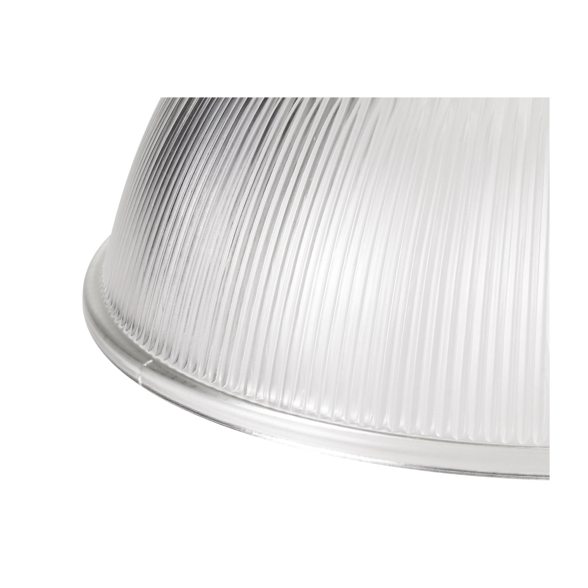 Fabula Epping 38cm Dome Shade - Clear Glass - Shade Only