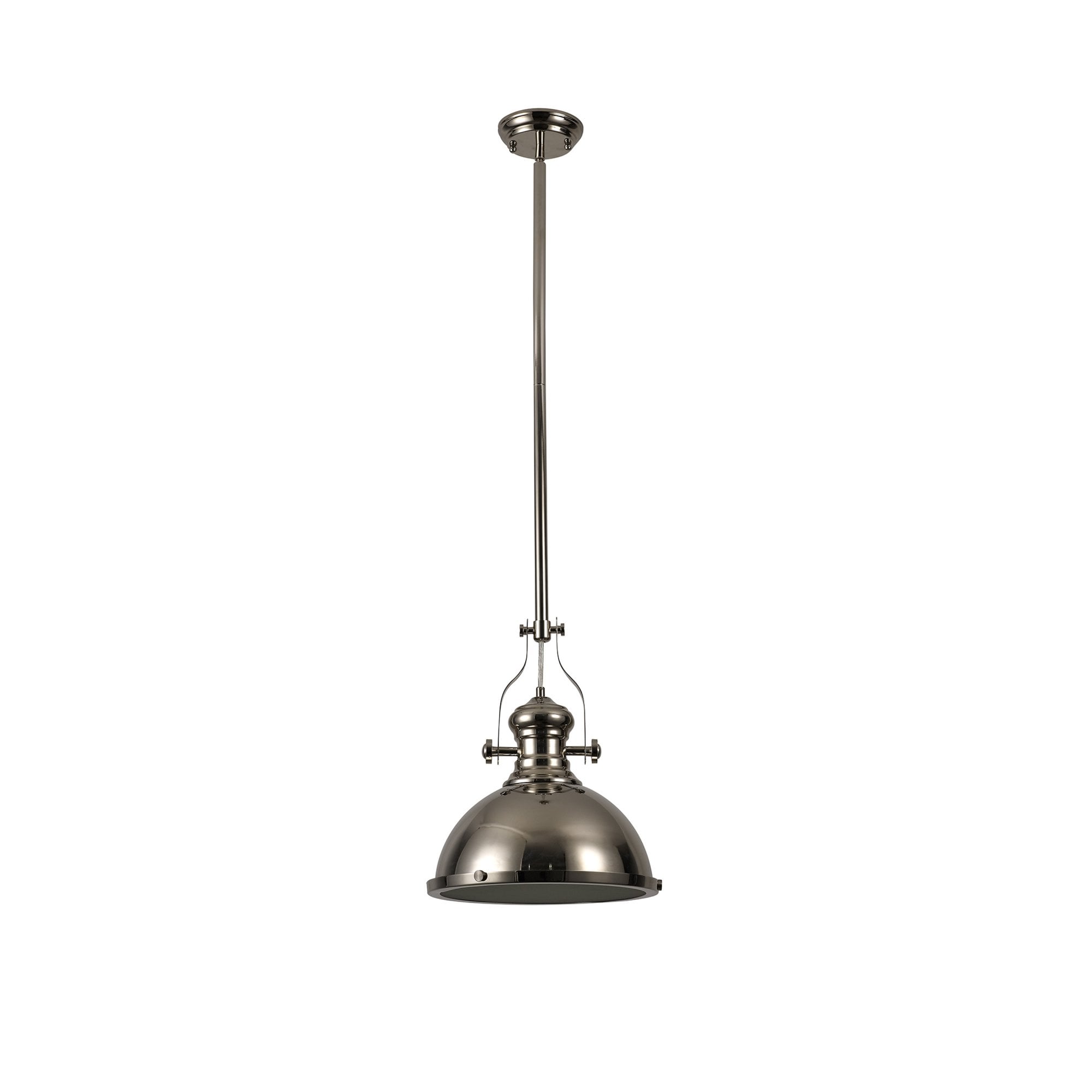 Fabula Epping Single Pendant - Polished Nickel