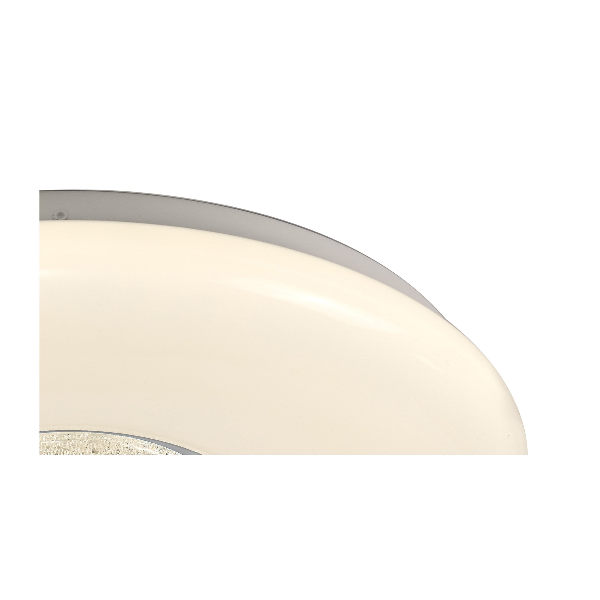 Fabula Firs Colour Switchable LED Flush Light - Opal White