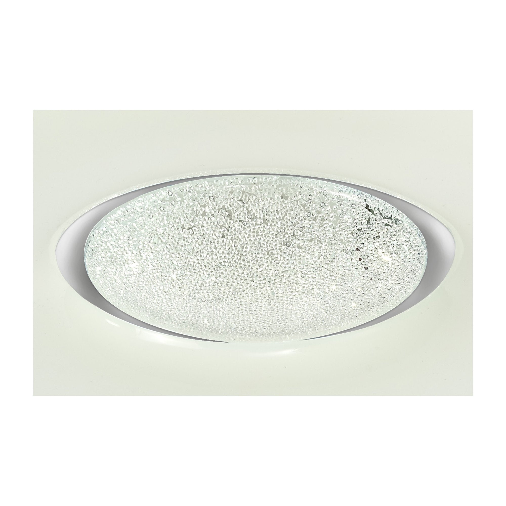 Fabula Firs Colour Switchable LED Flush Light - Opal White