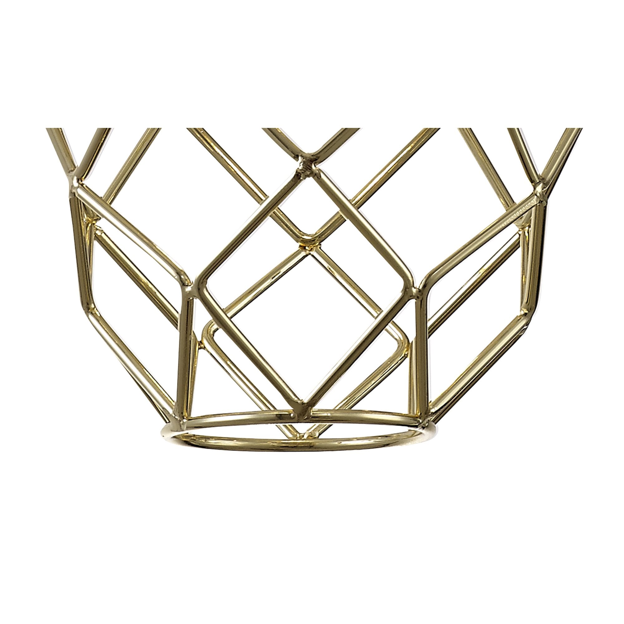Fabula Cavendish Curved Cylinder Pendant - Polished Brass