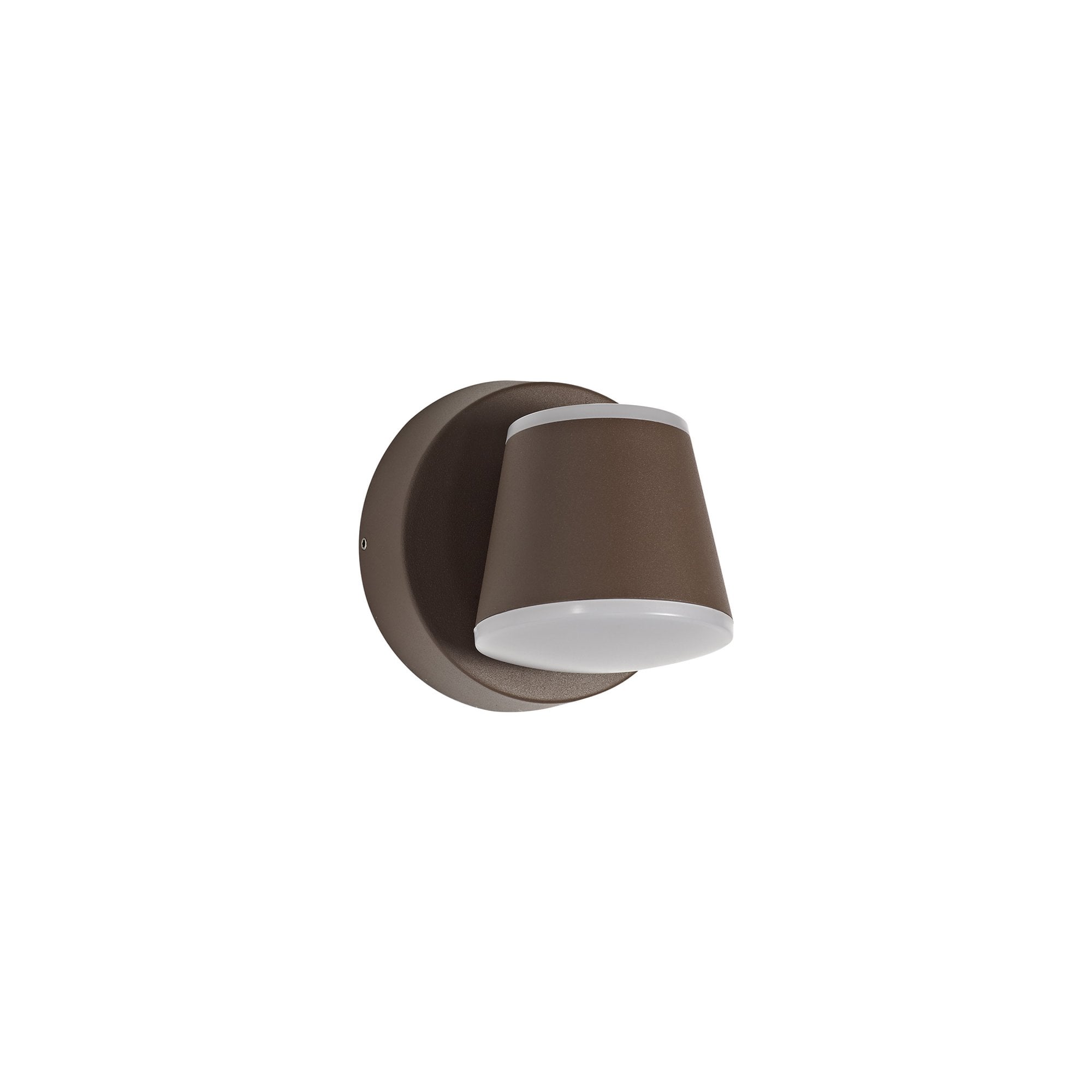 Fabula Paley 2 Light LED Wall Lamp - Dark Brown - IP54