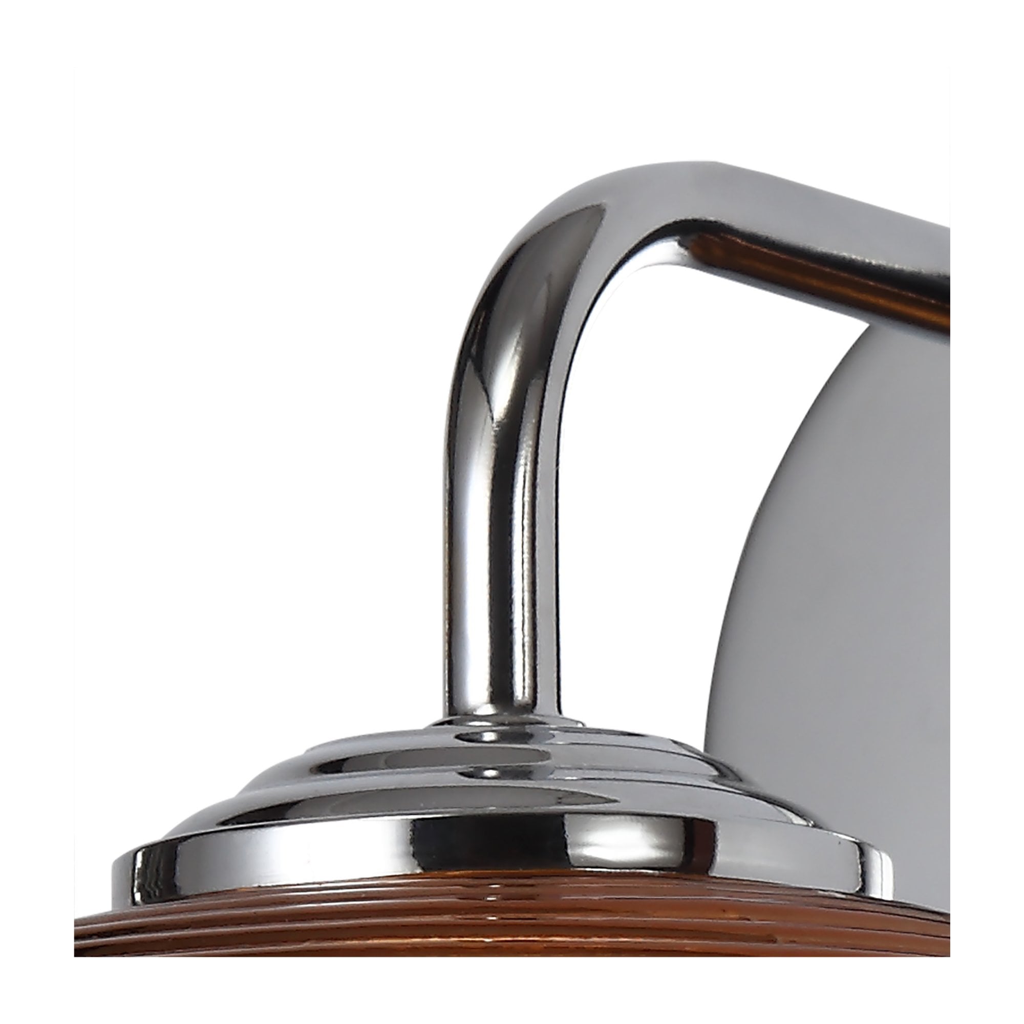 Fabula Ripley LED Wall Lamp - Polished Chrome & Copper Glass