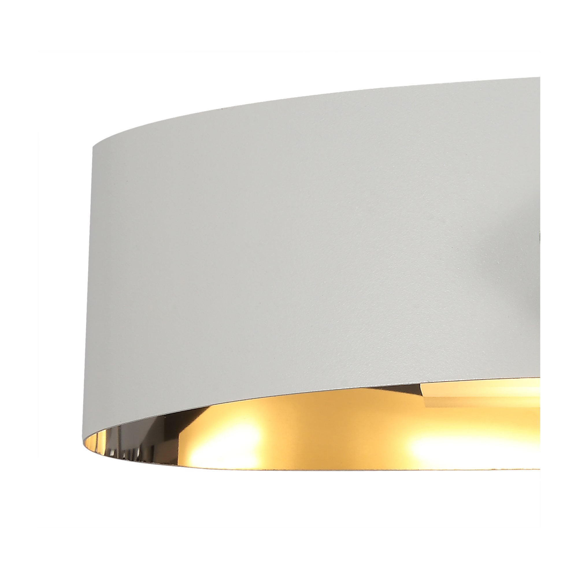 Fabula Westminster LED Wall Lamp - Sand White & Polished Chrome