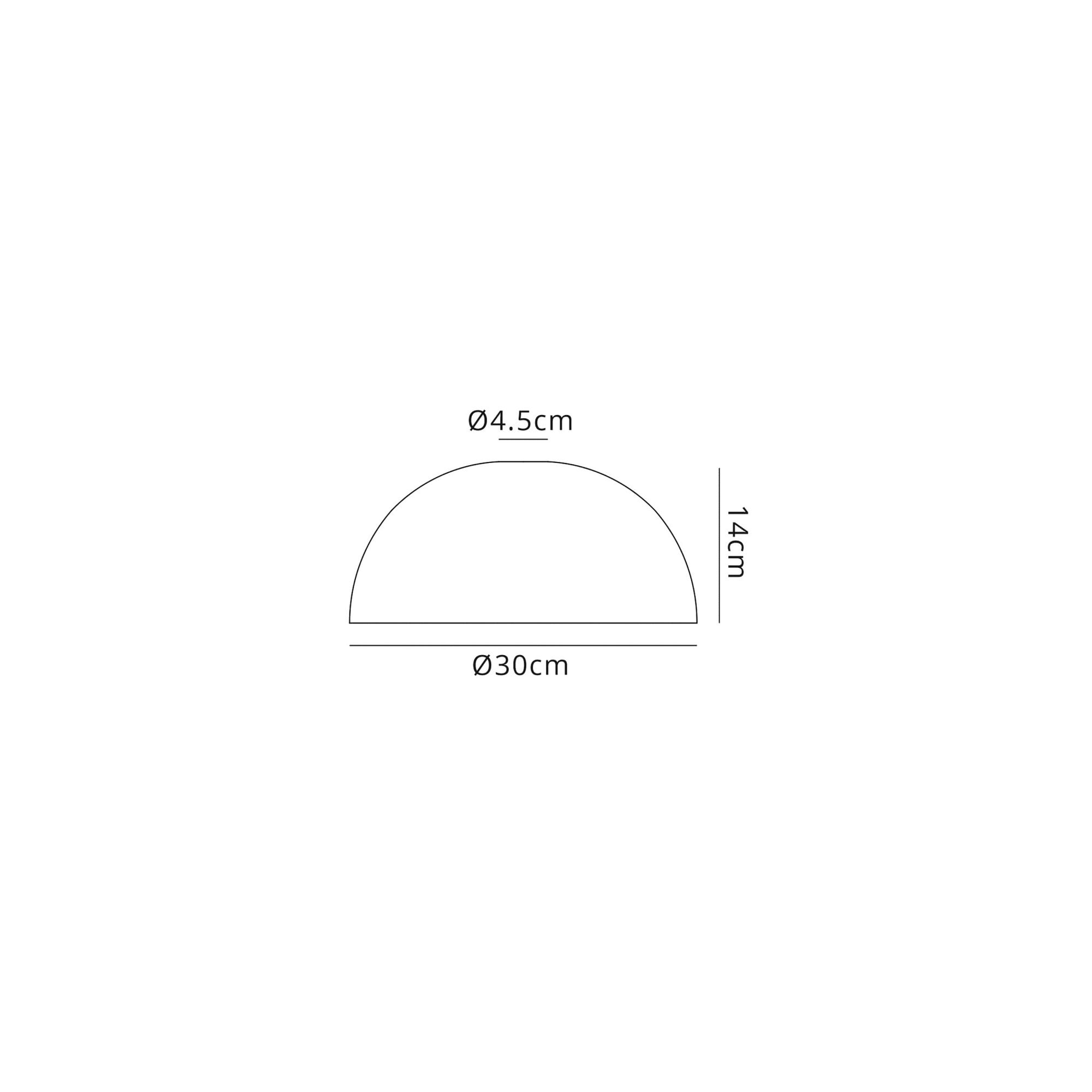 Fabula Epping 30cm Round Shade - Prismatic Effect Clear Glass - Shade Only