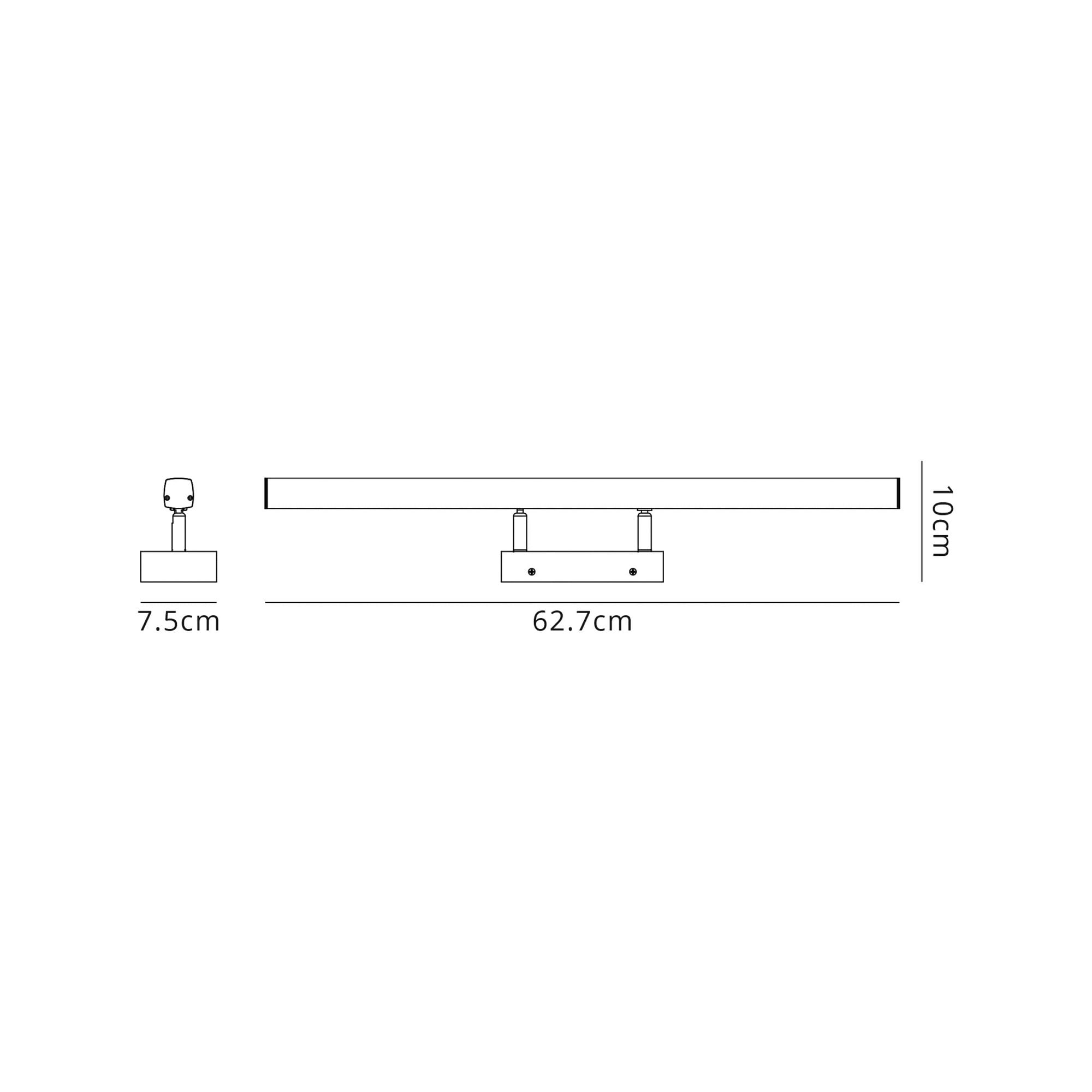 Fabula Bradwell Large Adjustable LED Wall Lamp - Polished Chrome - IP44