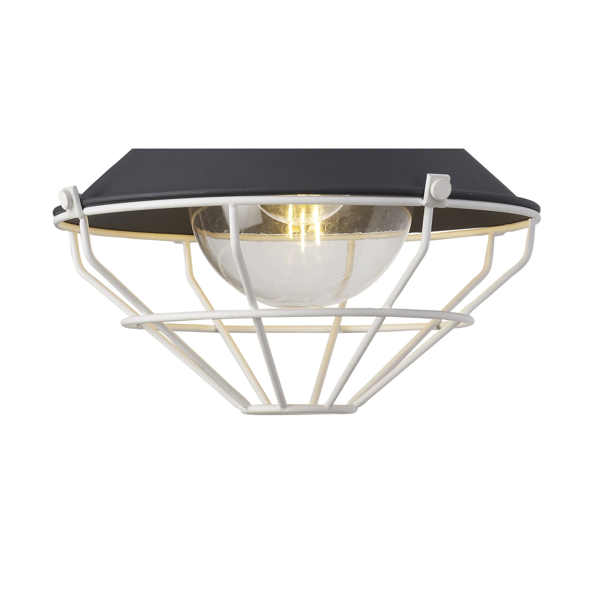 Fabula Maybury Single Pendant - Anthracite & Matt White - IP65
