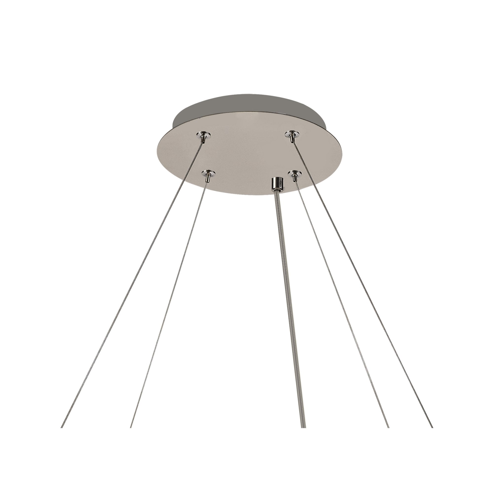 Fabula Fernbank 12 Light Round Pendant Chandelier - Polished Chrome & Crystal