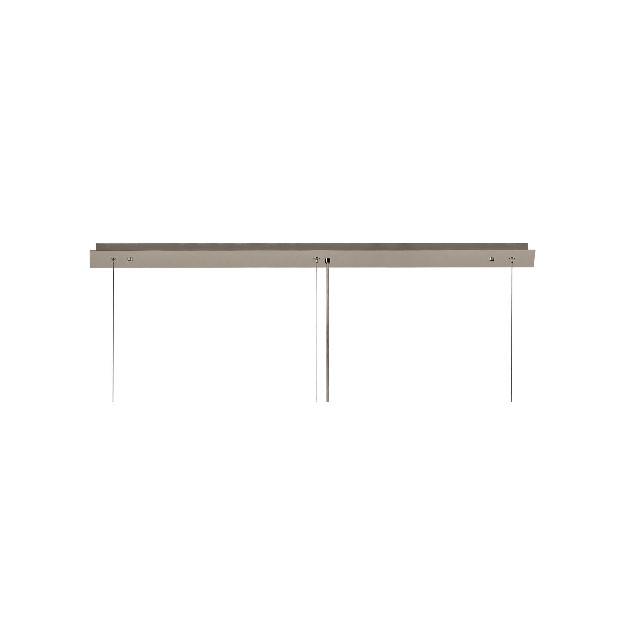 Fabula Fernbank 7 Light Linear Pendant Chandelier - Polished Chrome & Crystal