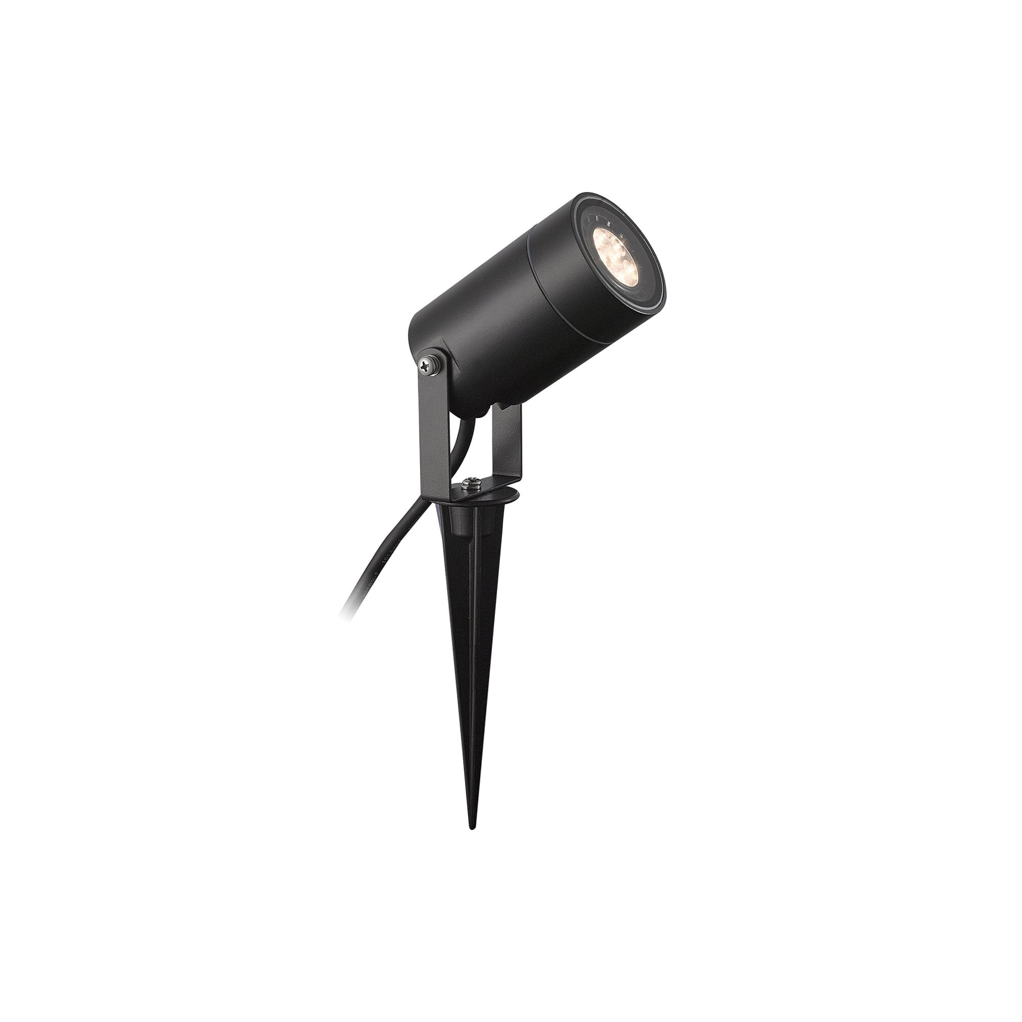 Fabula Trafalgar GU10 Spike Light - Black - IP65