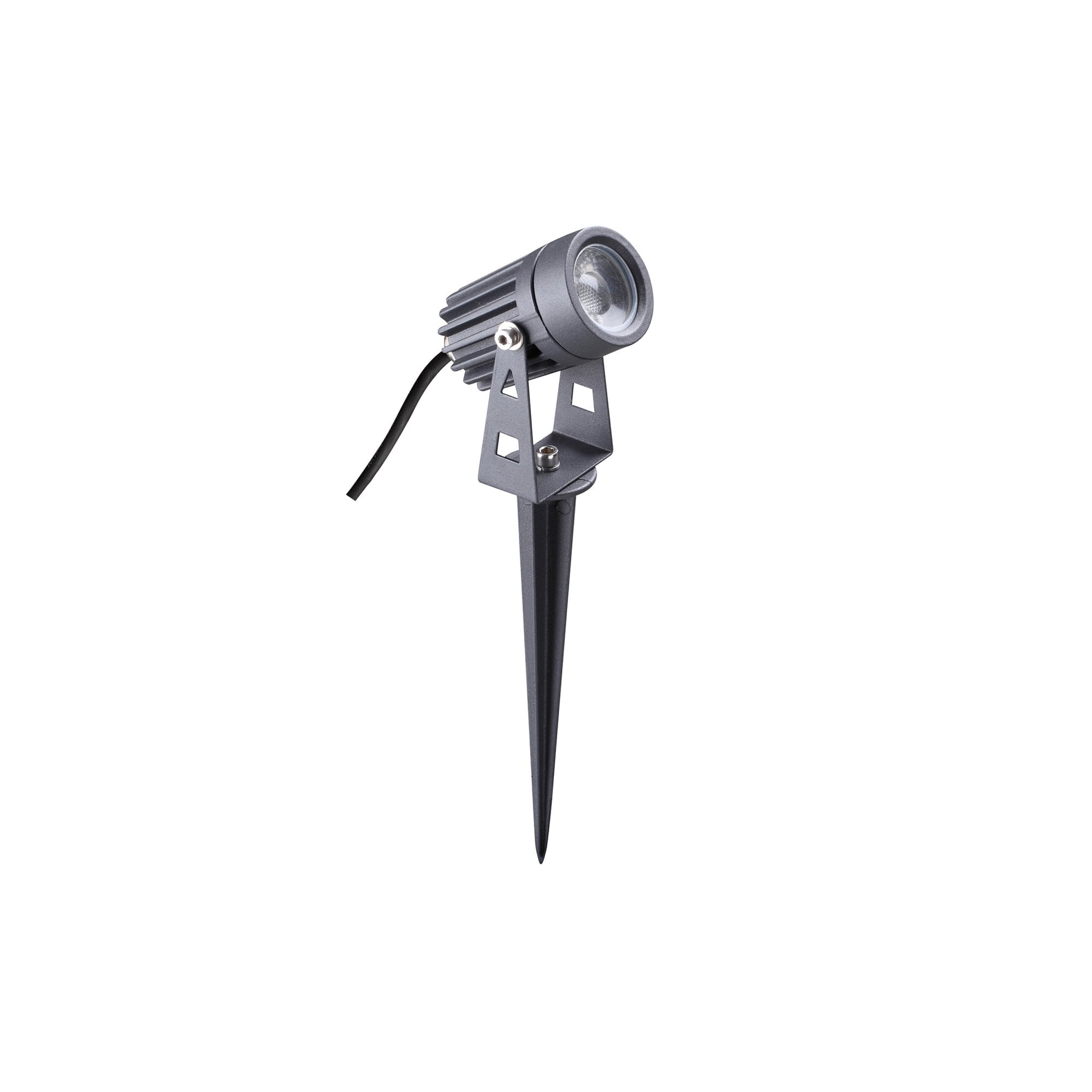 Fabula Trafalgar 3W LED Spike Light - Grey & Black - IP65