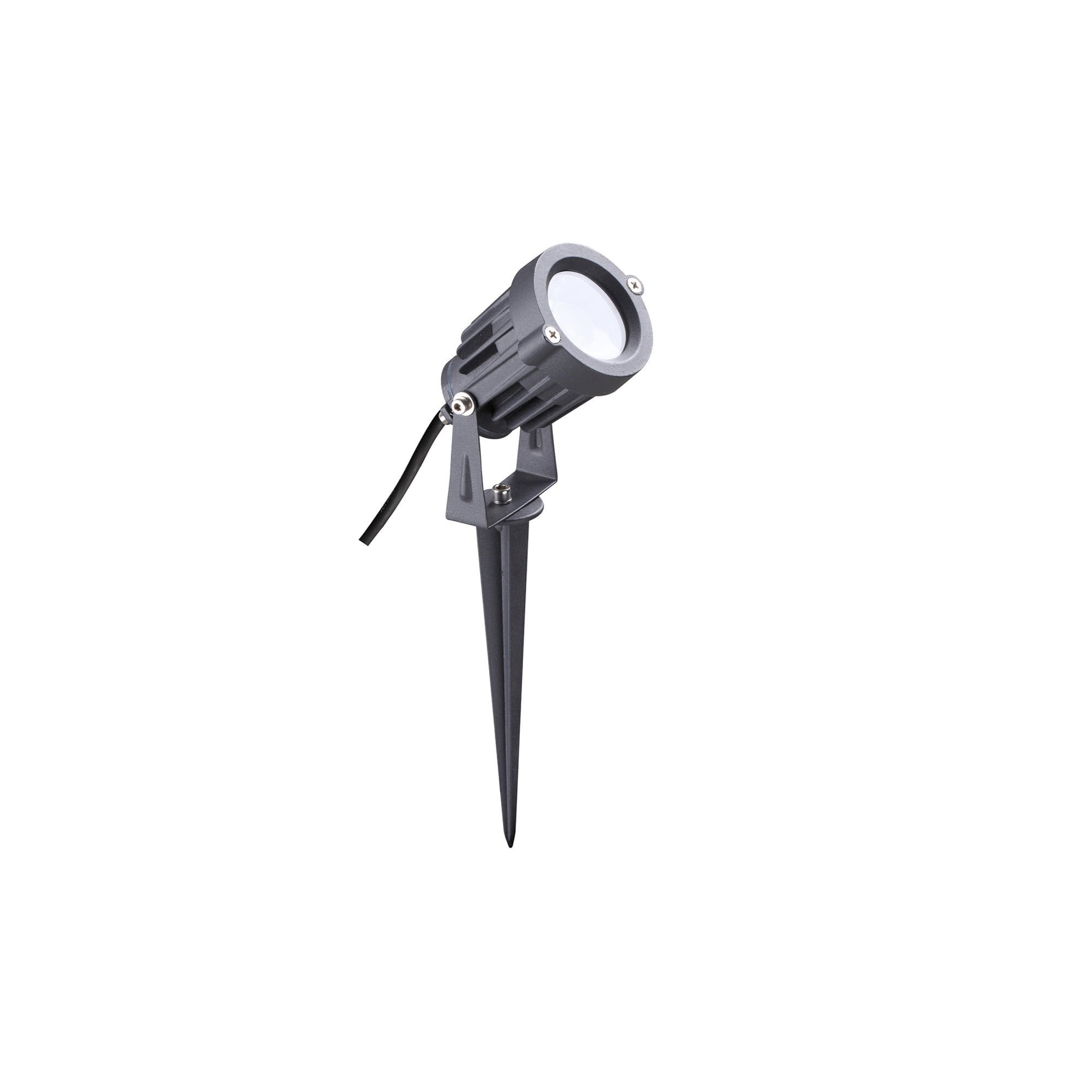 Fabula Trafalgar 7W LED Spike Light - Grey & Black - IP65