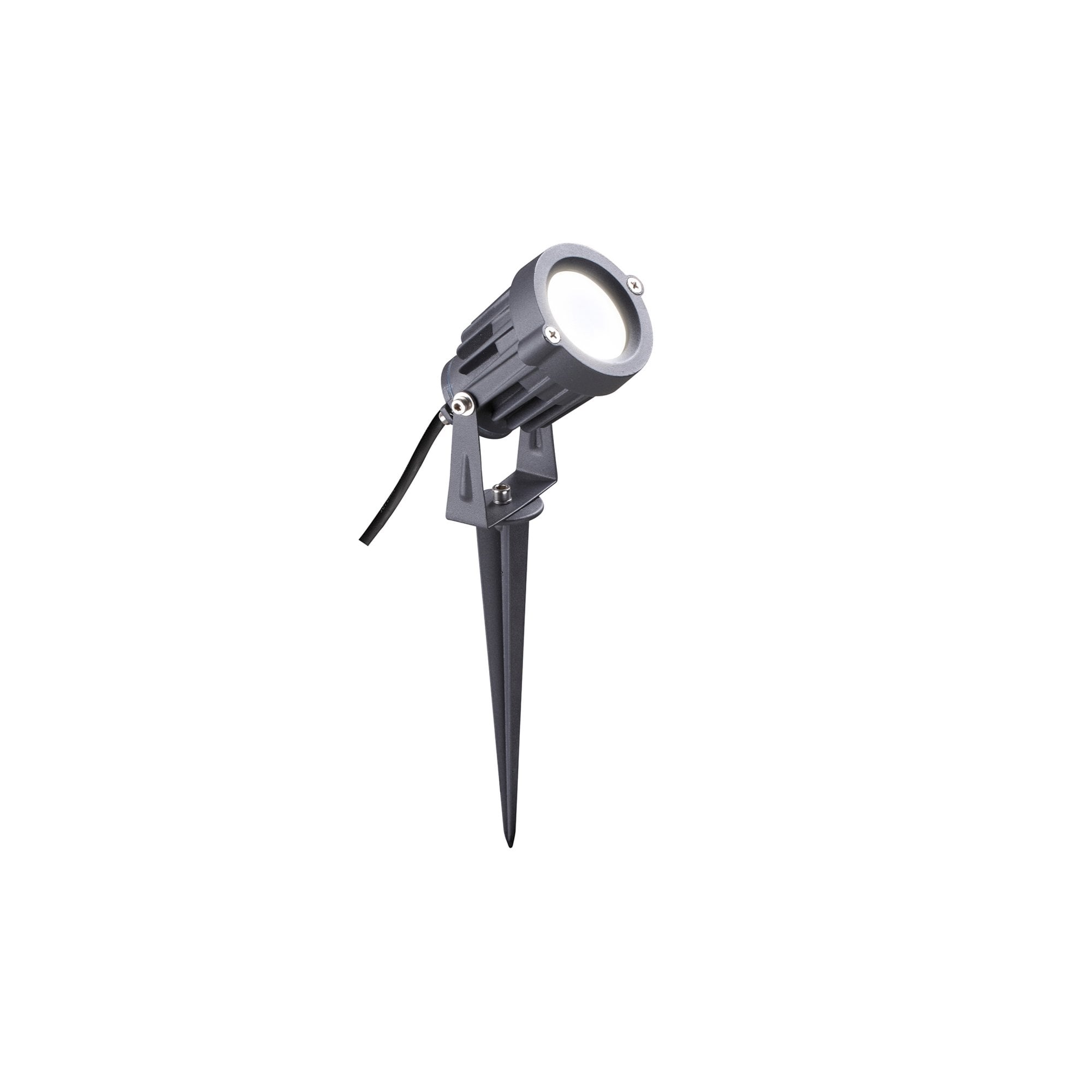Fabula Trafalgar 7W LED Spike Light - Grey & Black - IP65