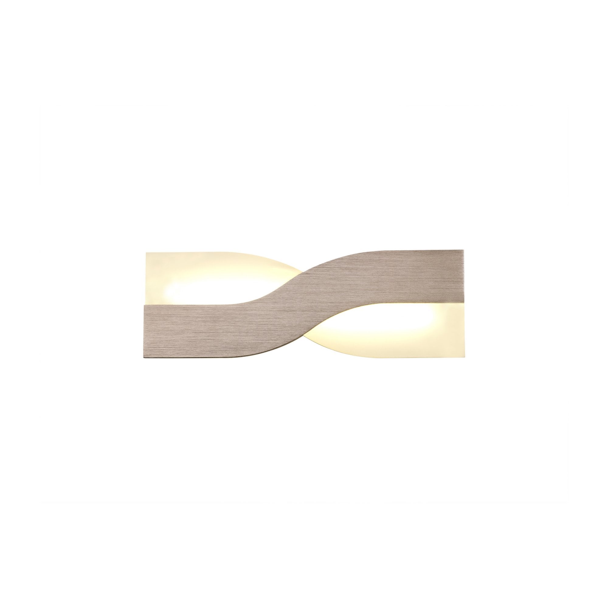 Fabula Coppice LED Wall Lamp - Brushed Brown & Frosted White