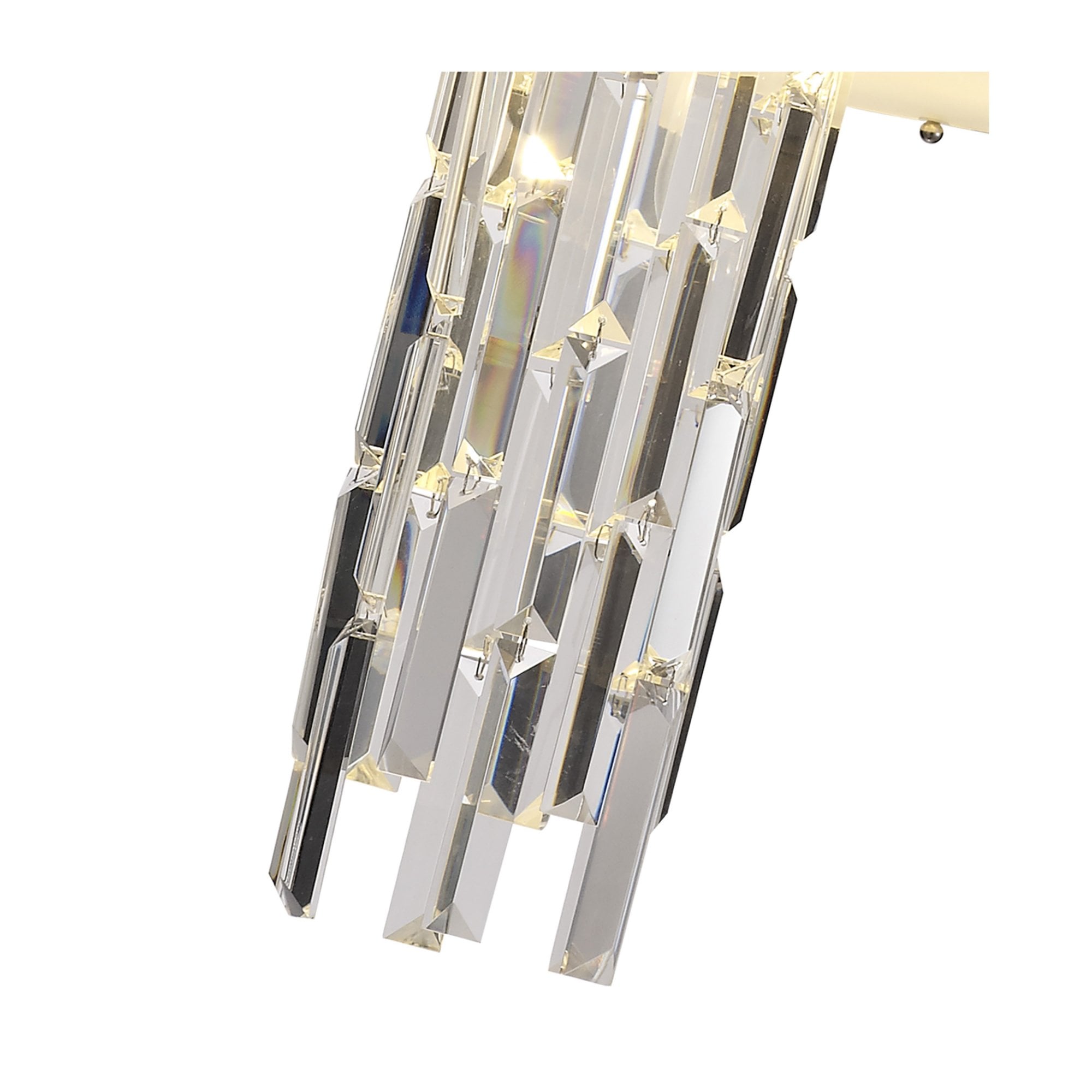 Fabula Jubilee 7 Light Pendant/Semi-Flush Light - Polished Chrome & Crystal