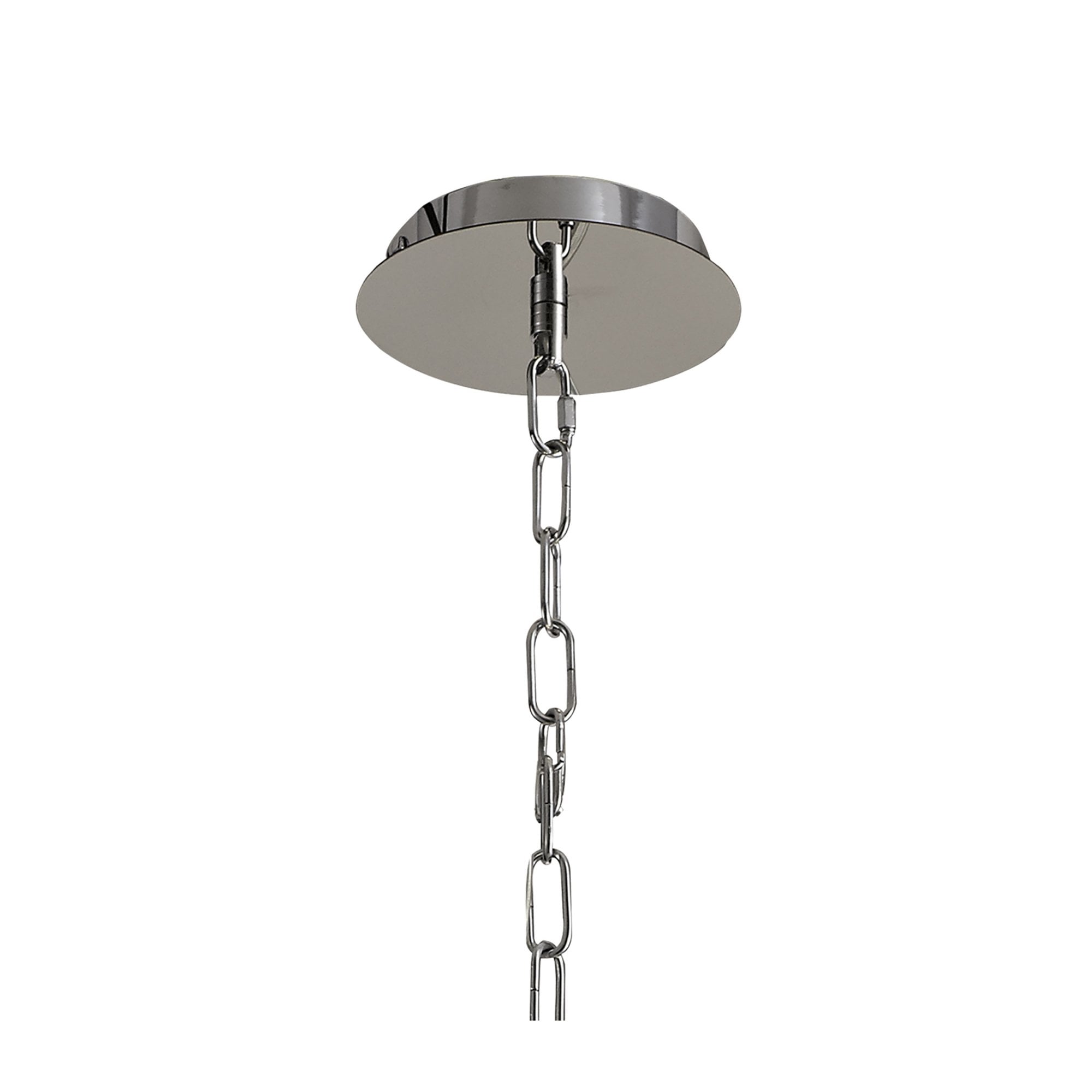Fabula Jubilee 7 Light Pendant/Semi-Flush Light - Polished Chrome & Crystal
