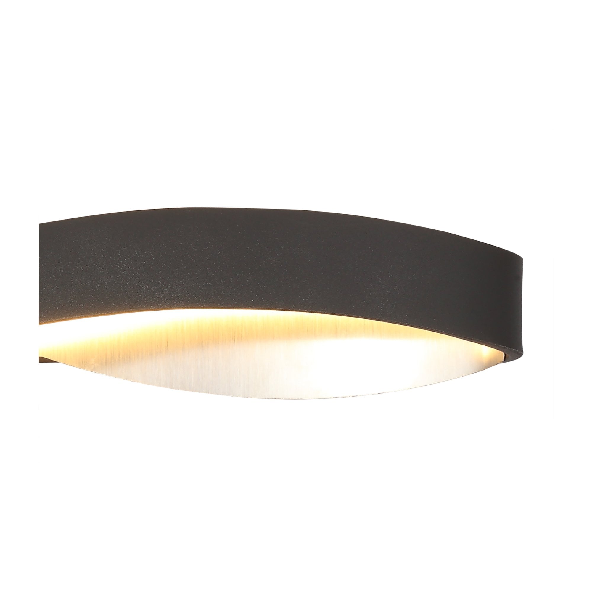Fabula Essex LED Wall Lamp - Sand Anthracite & Satin Nickel
