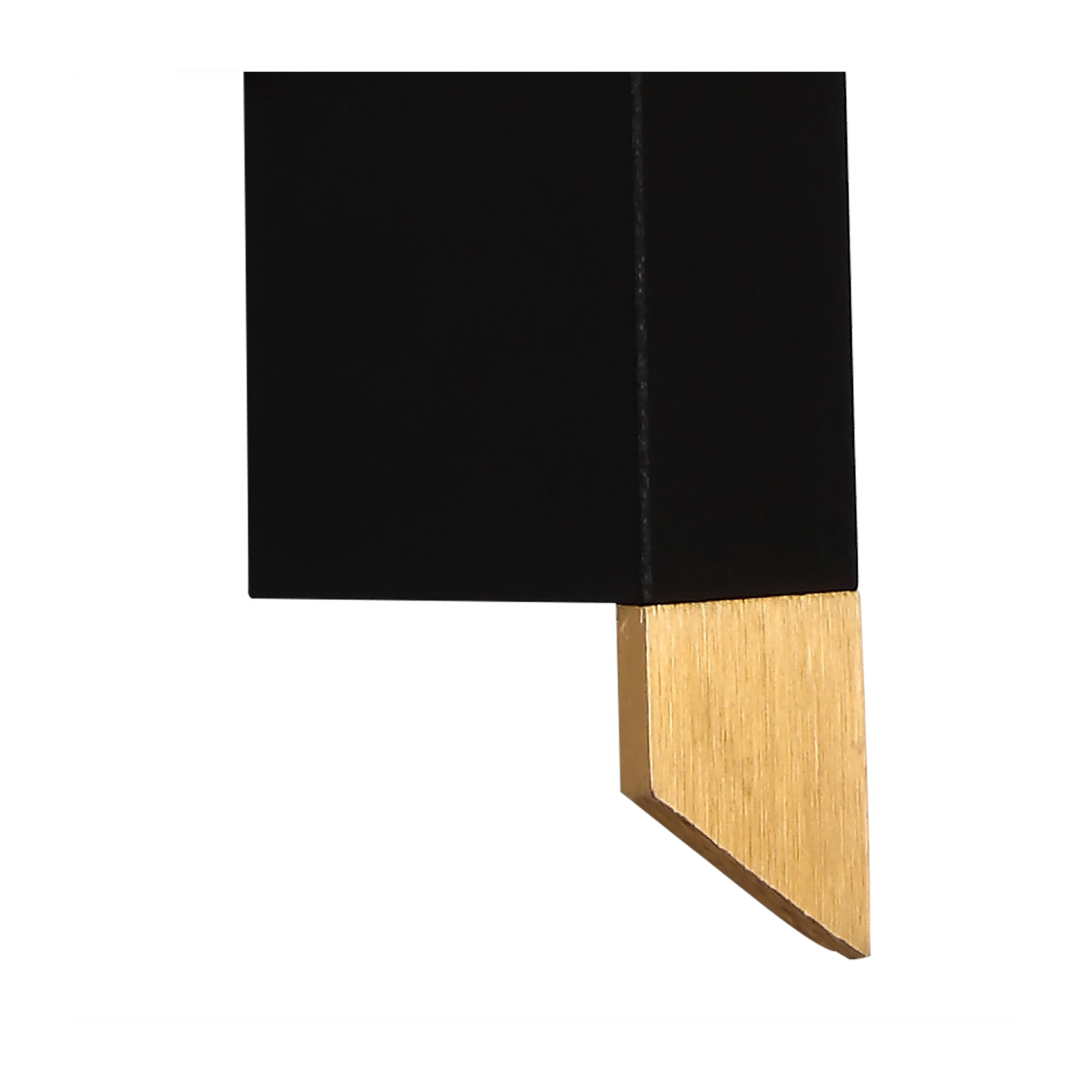 Fabula Shaftesbury LED Wall Lamp - Satin Gold & Sand Black