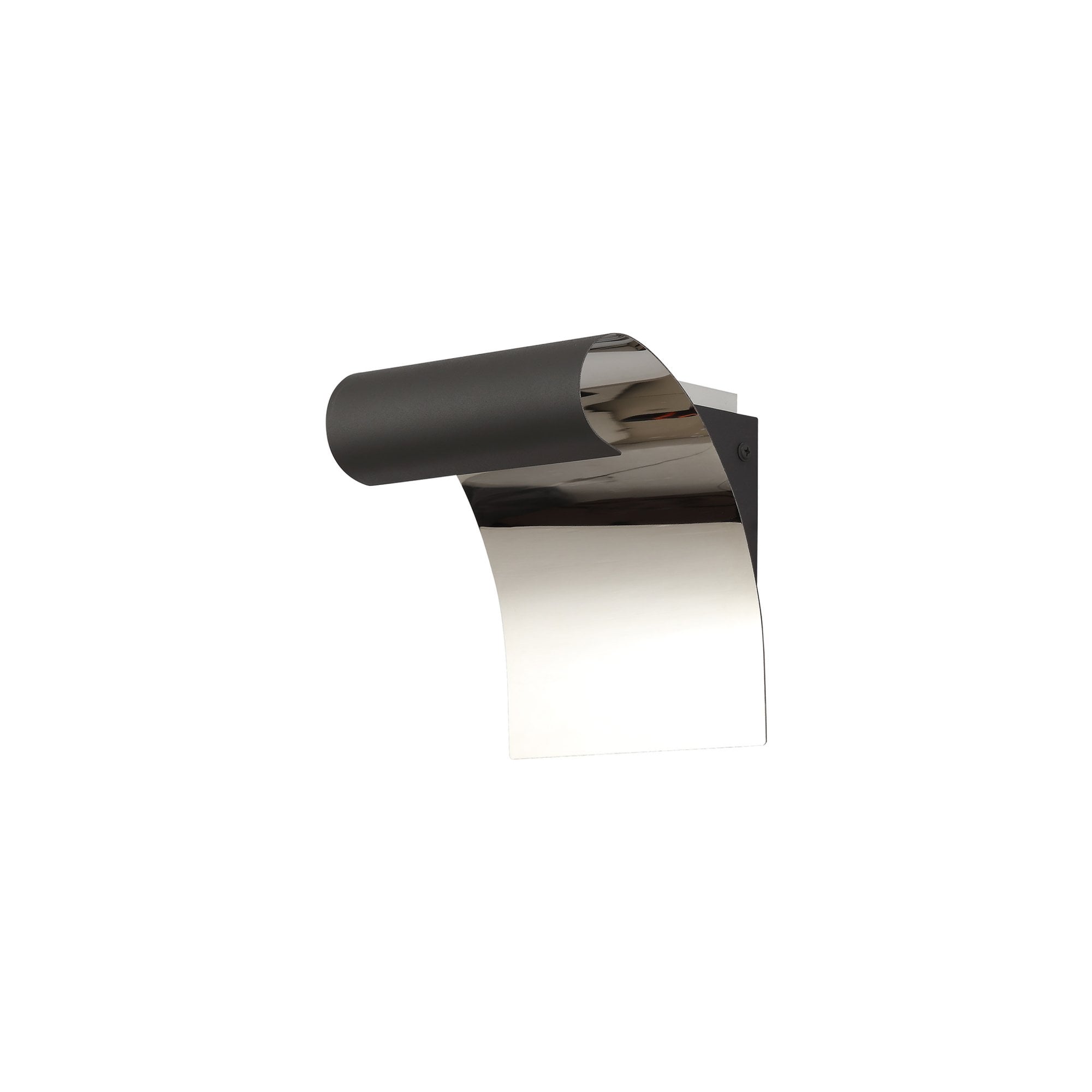 Fabula Avril 8W LED Wall Lamp - Sand Anthracite & Polished Chrome