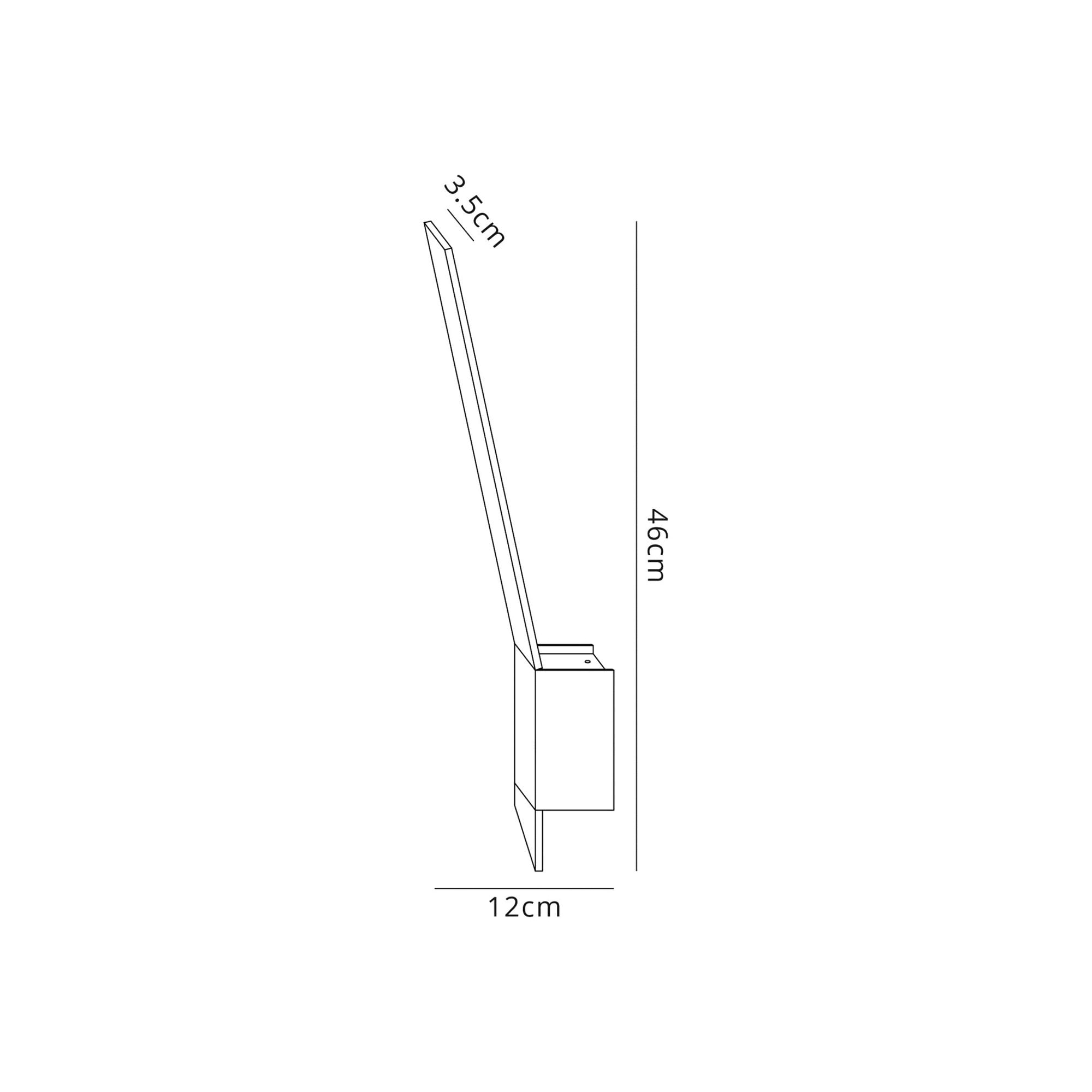 Fabula Shaftesbury LED Wall Lamp - Sand Black & Satin Nickel