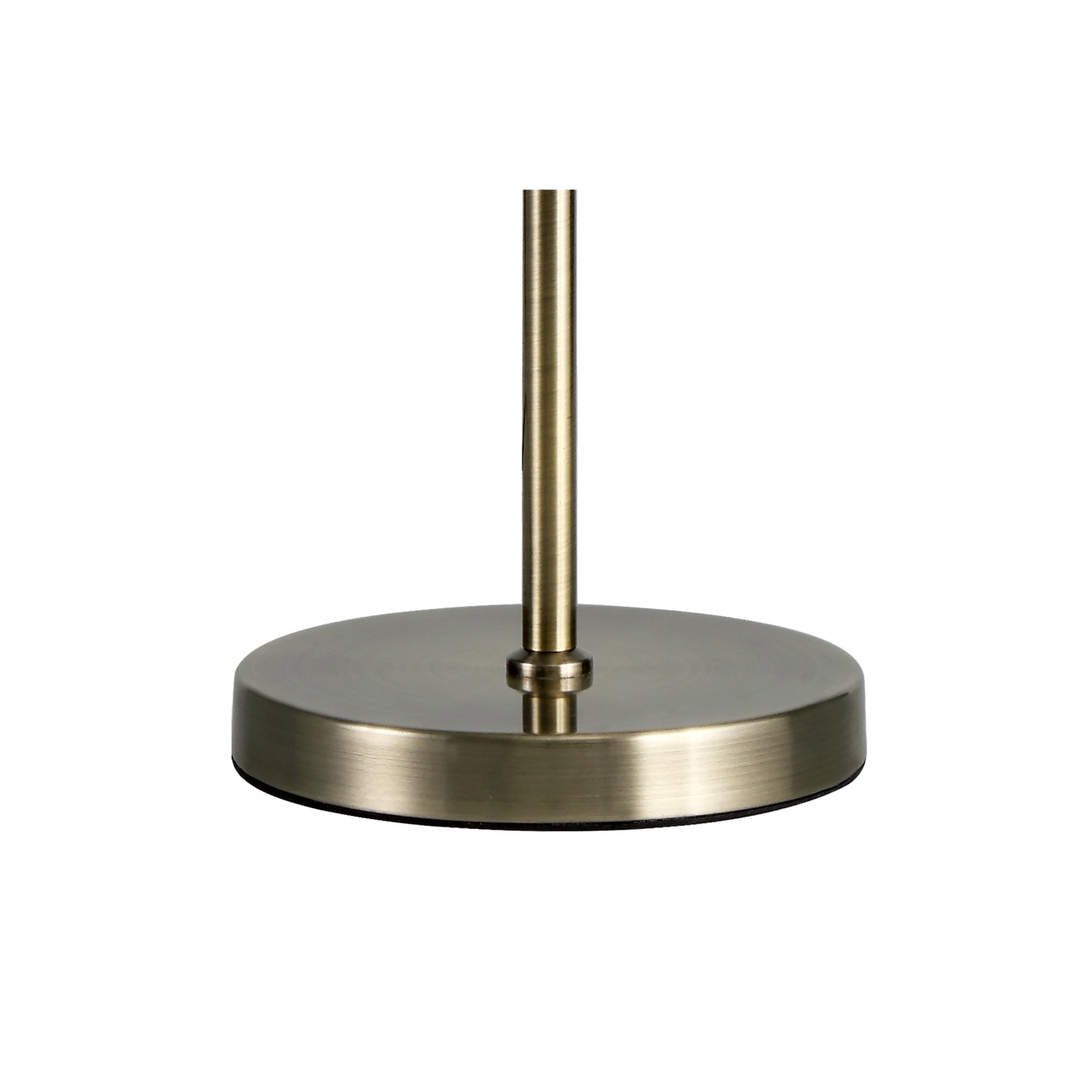 Fabula Churchill 3 Light Table Lamp - Antique Brass, Smoked & Amber Glass