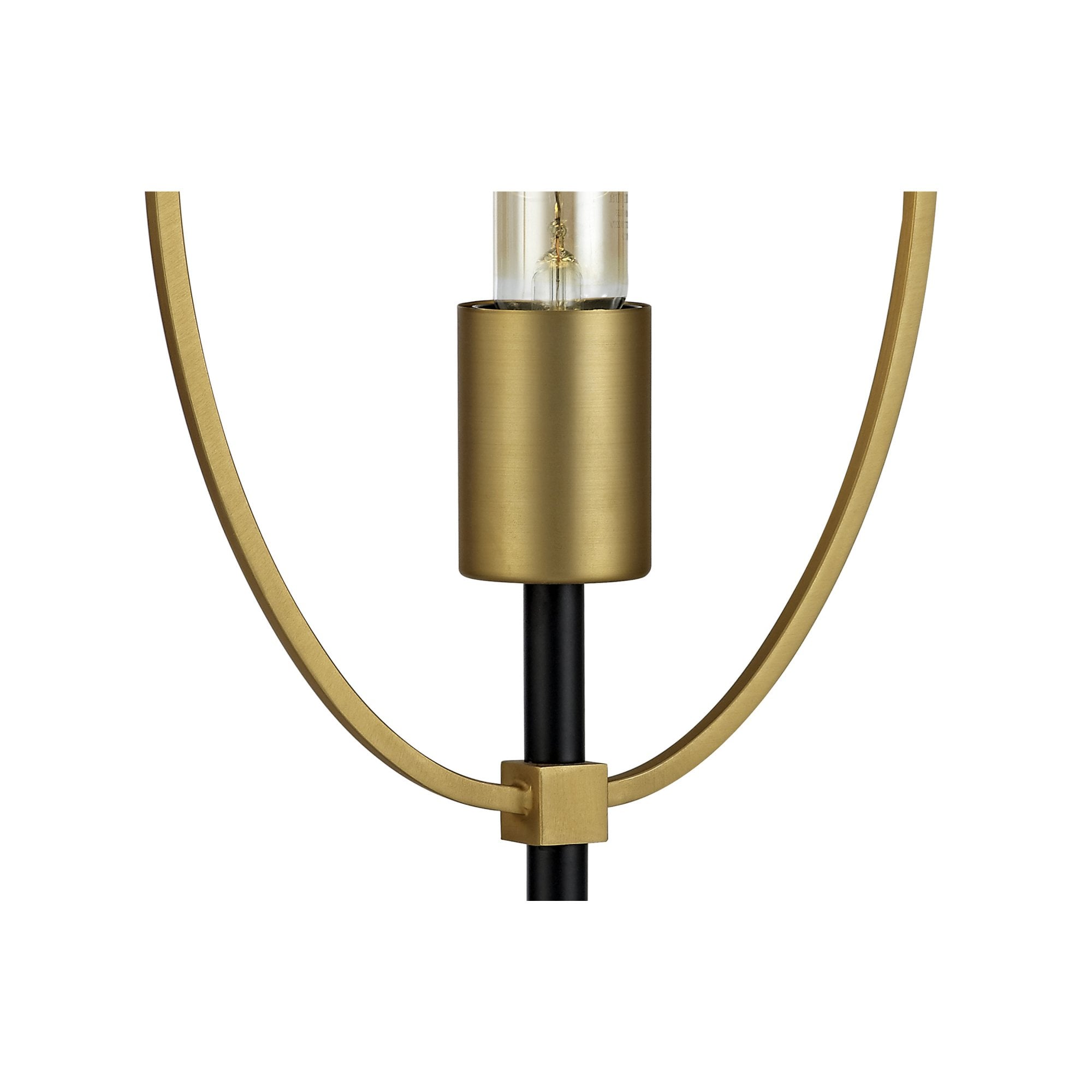 Fabula Silverdale Single Table Lamp - Sand Gold & Matt Black