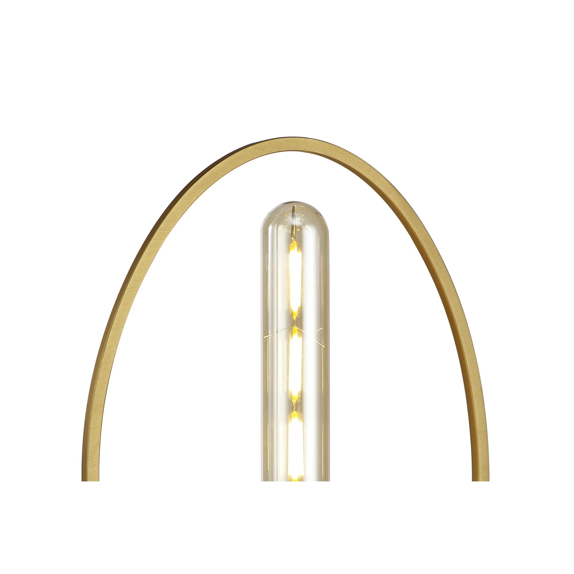 Fabula Silverdale Single Table Lamp - Sand Gold & Matt Black