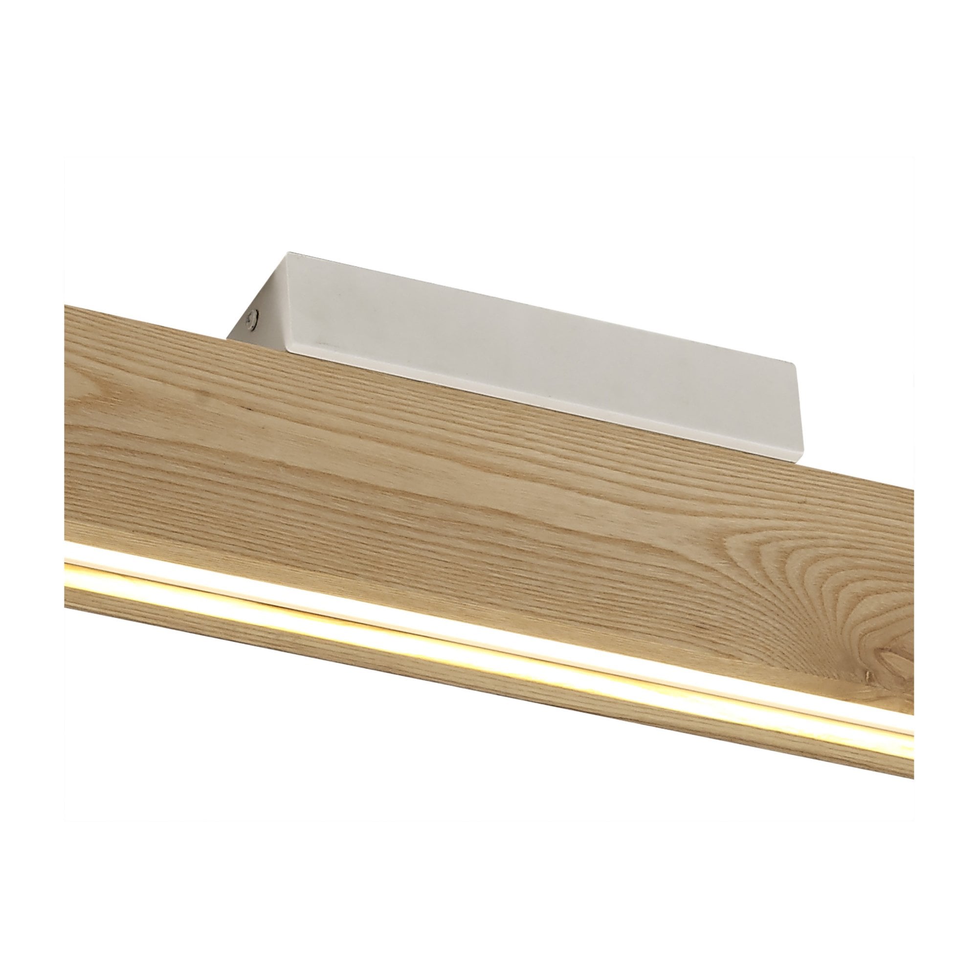 Fabula Whitehall 2 Light LED Flush Light - Oak & Sand White