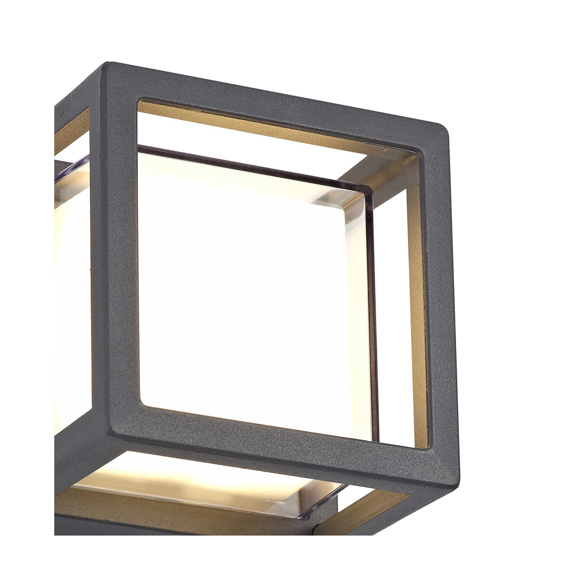 Fabula Sedley Square LED Downlight - Anthracite - IP54