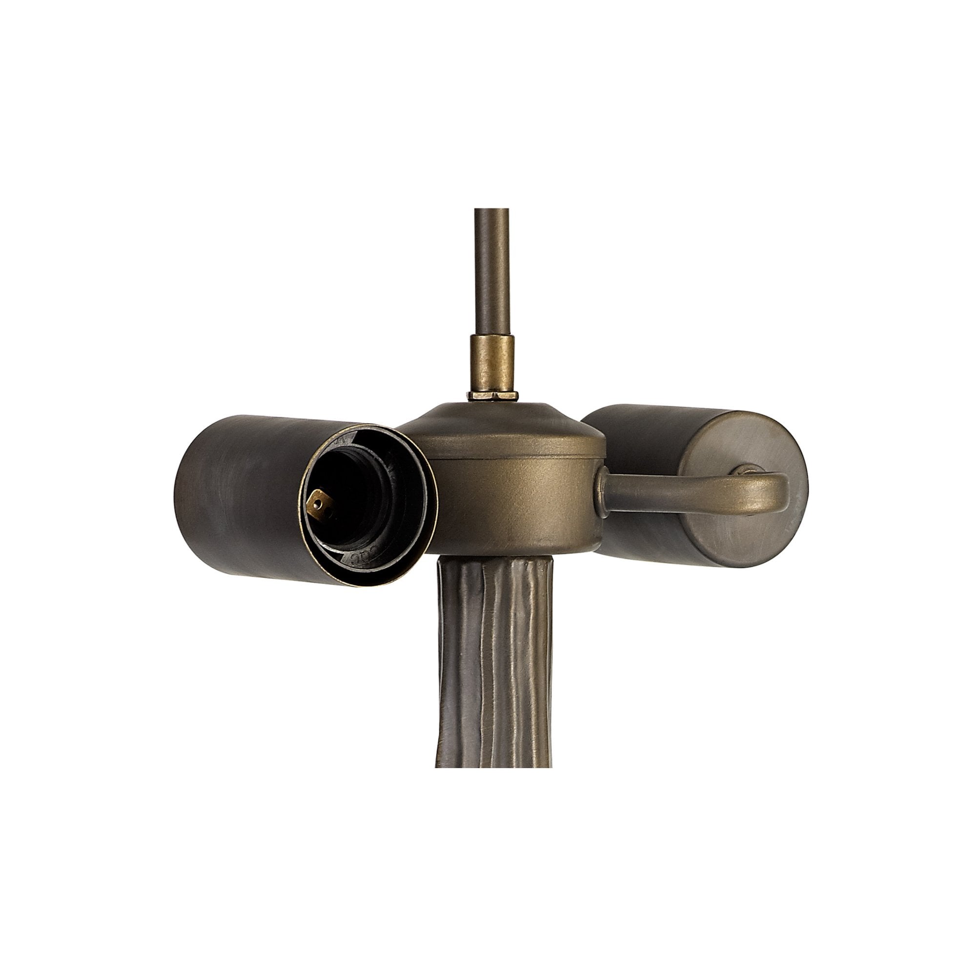 Fabula Harvest 2 Light Tree Like Tiffany Table Lamp Base - Aged Antique Brass - Base Only