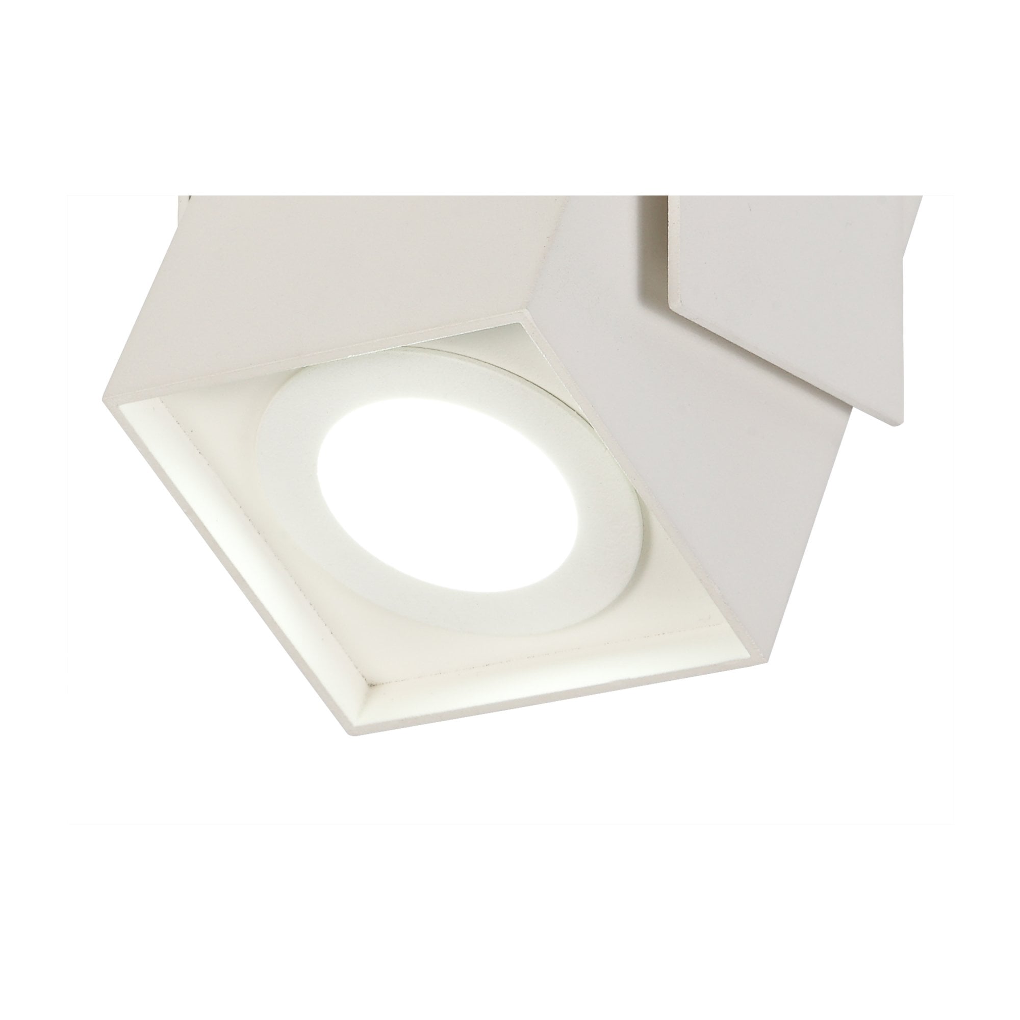 Fabula Armstrong Adjustable Square Spotlight - Sand White