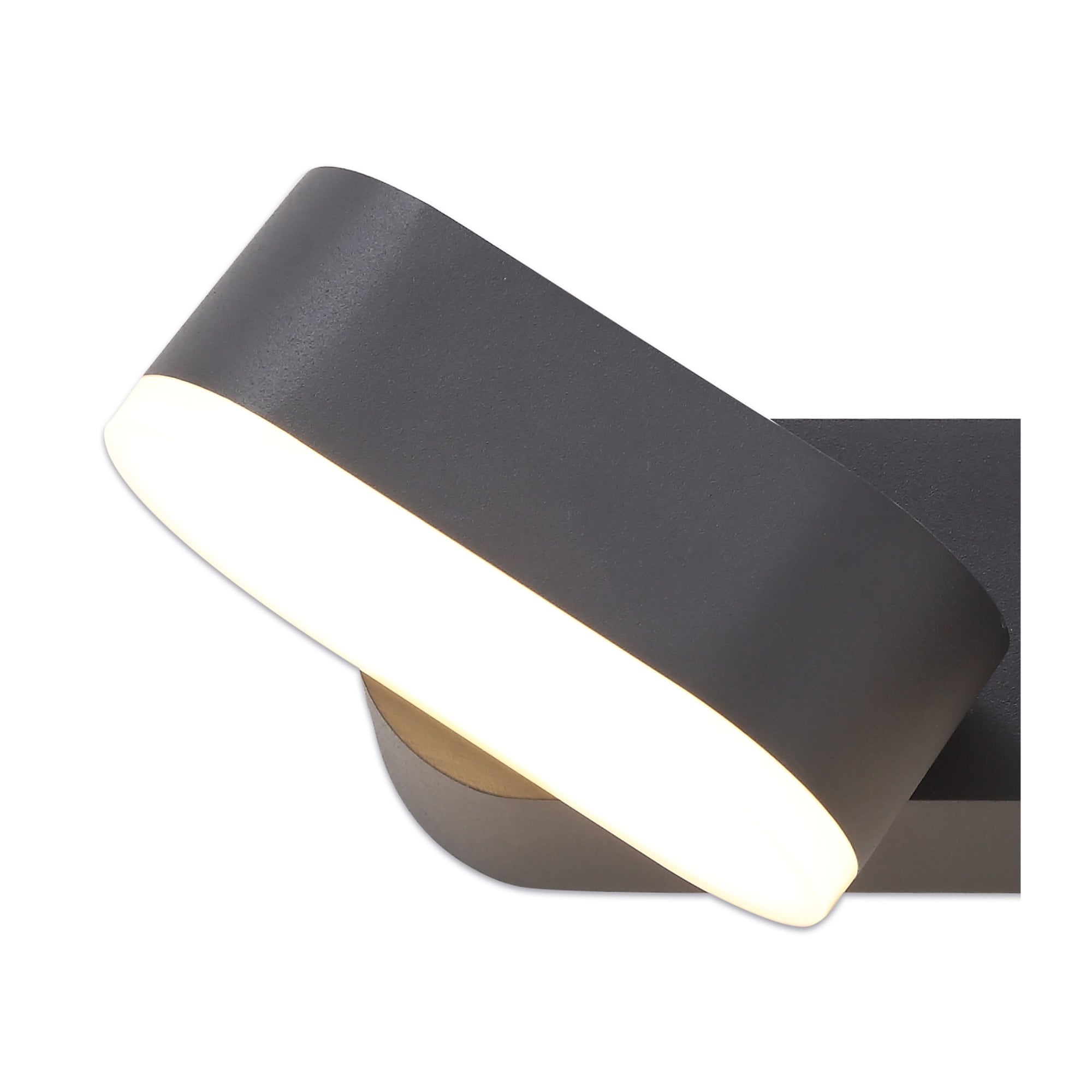 Fabula Goldingham 2 Light LED Adjustable Wall Lamp - Anthracite - IP54