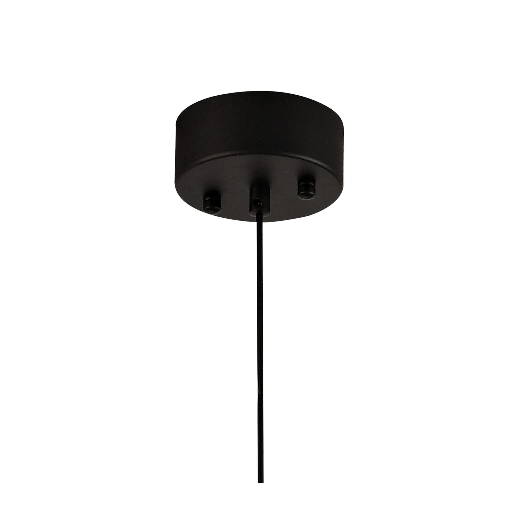 Fabula Riverside 2 Light LED Pendant - Sand Black & Gold