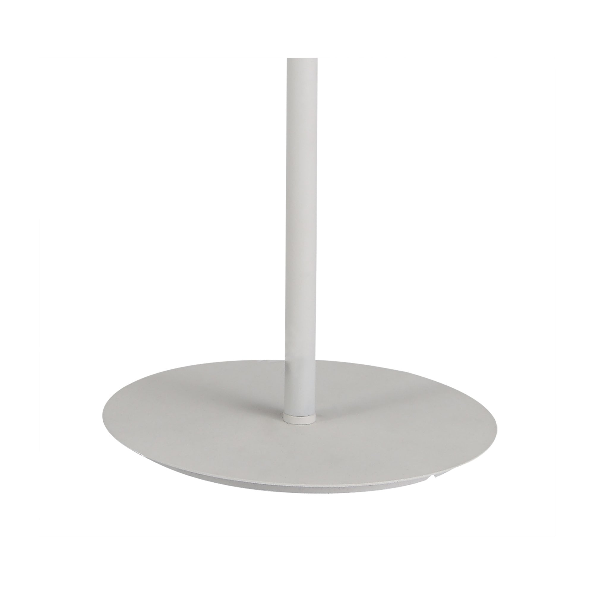 Fabula Hartwell Single Flexible Table Lamp - Satin White & Satin Nickel