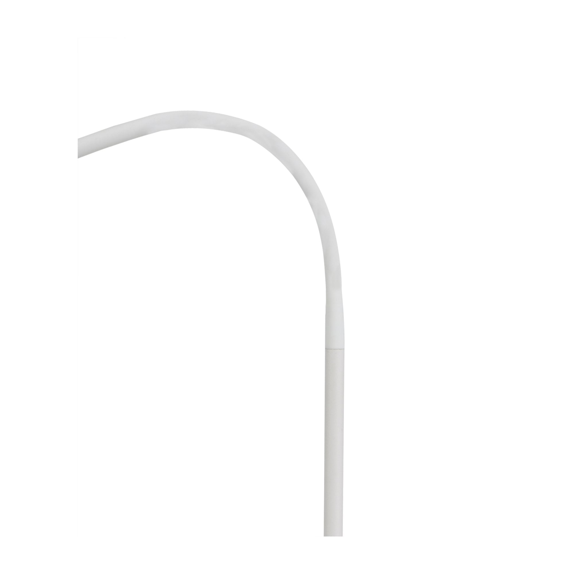 Fabula Hartwell Single Flexible Table Lamp - Satin White & Satin Nickel