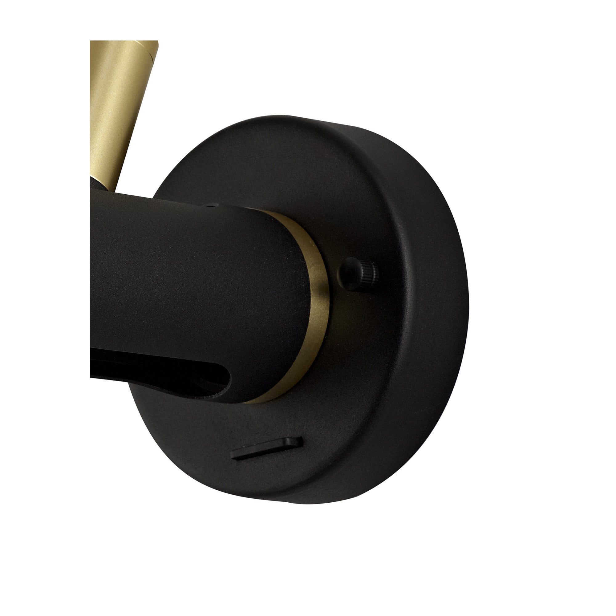 Fabula Riverside 2 Light LED Wall Light - Sand Black & Gold