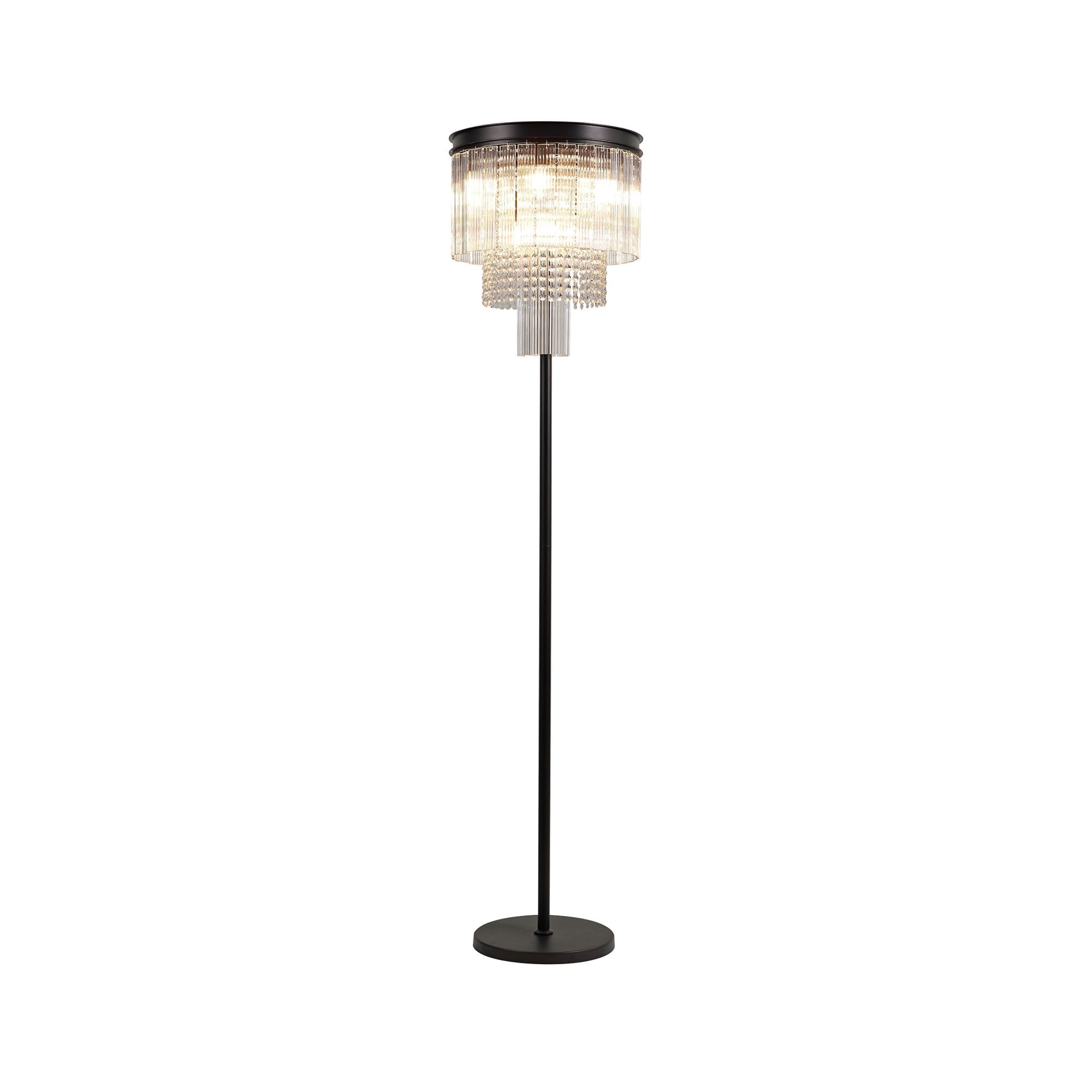 Fabula Malford 9 Light Floor Lamp - Brown Oxide