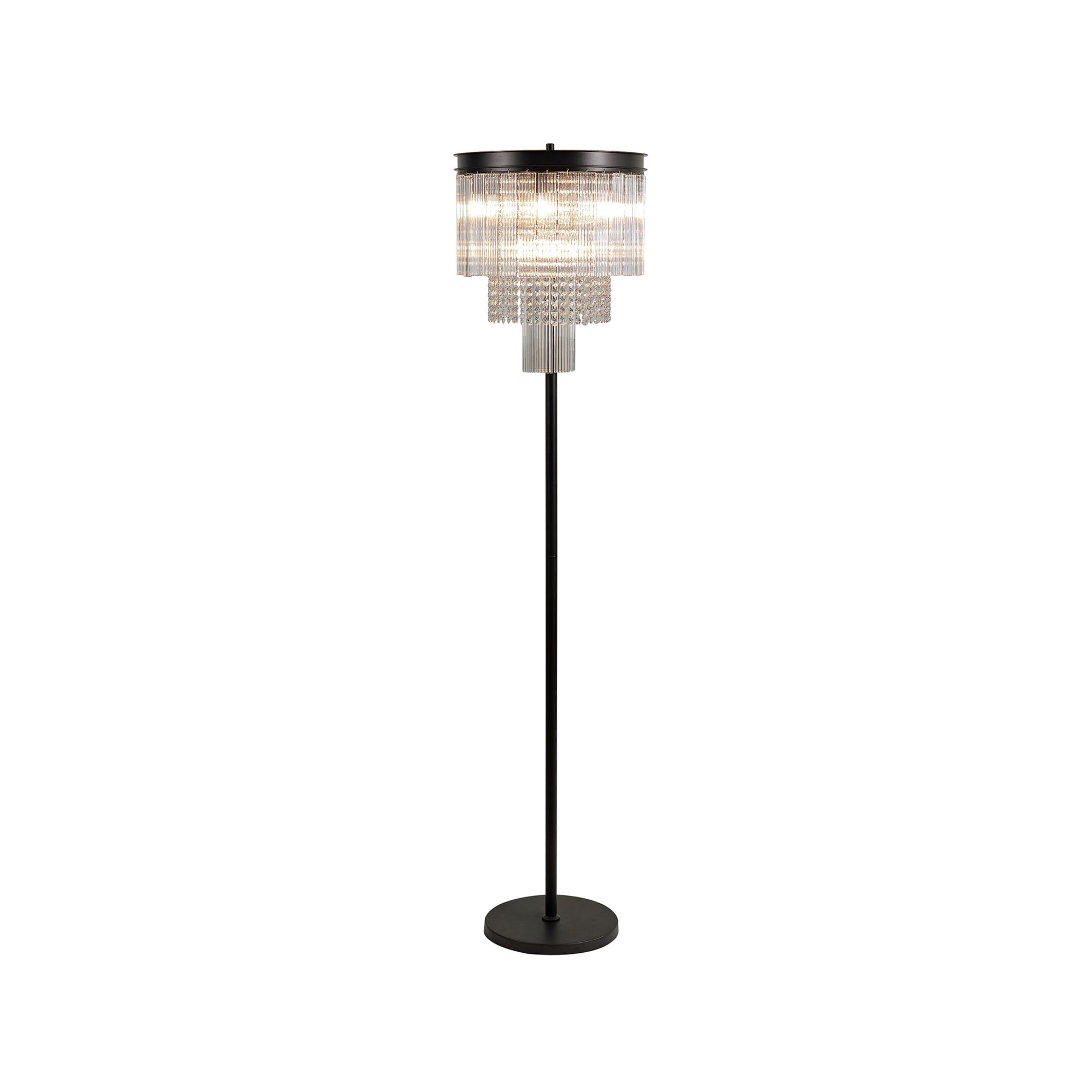 Fabula Malford 9 Light Floor Lamp - Brown Oxide