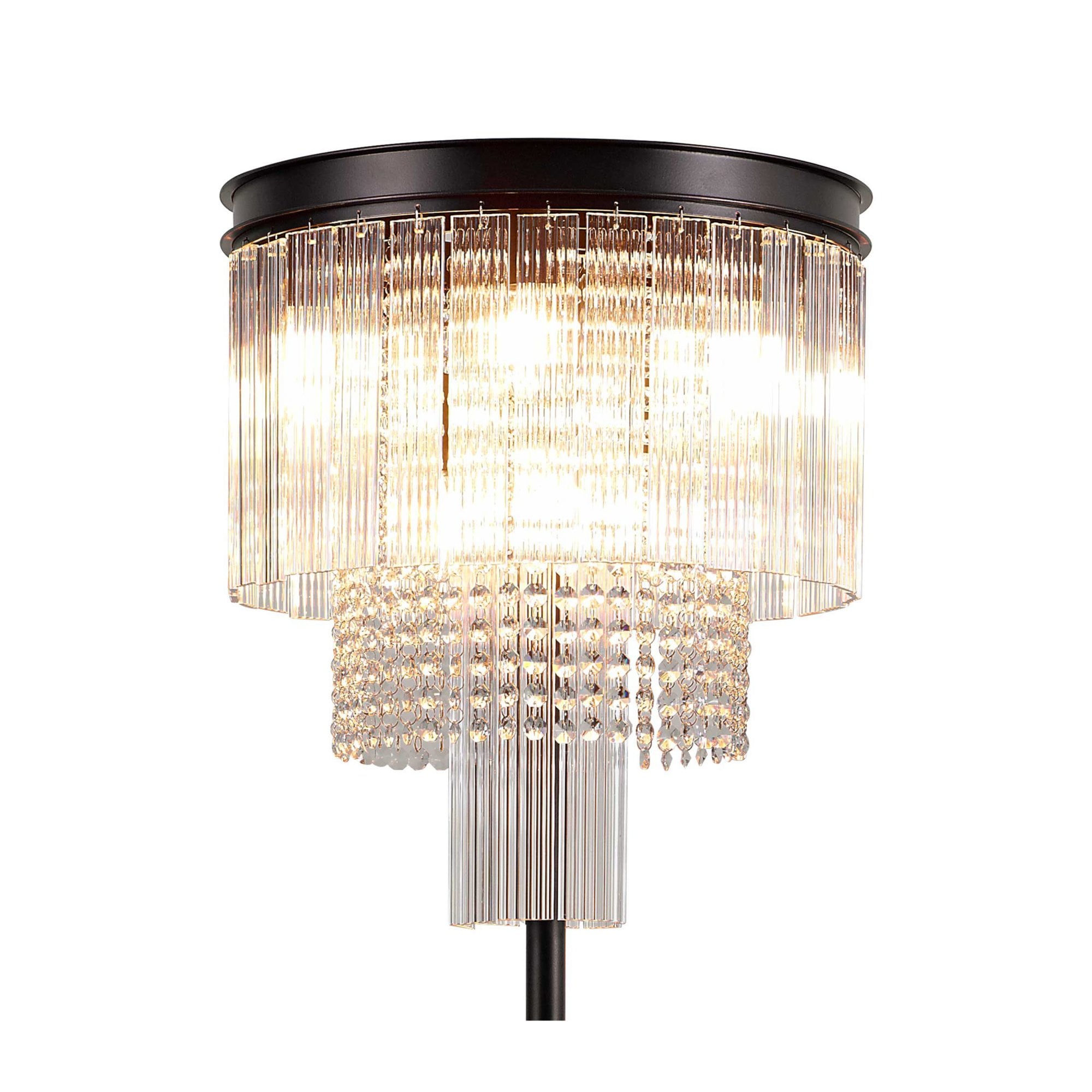 Fabula Malford 9 Light Floor Lamp - Brown Oxide