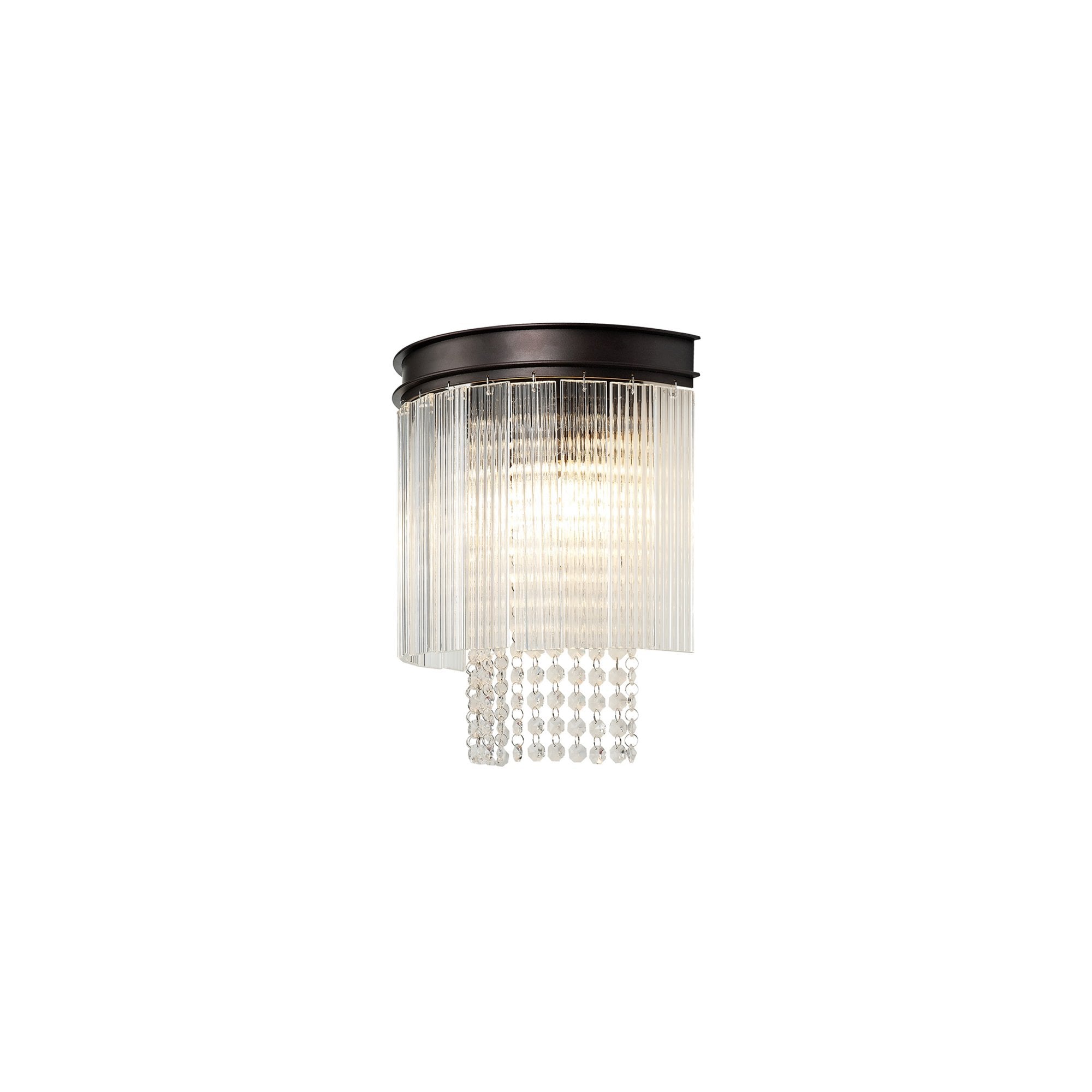 Fabula Malford 2 Light Wall Light - Brown Oxide