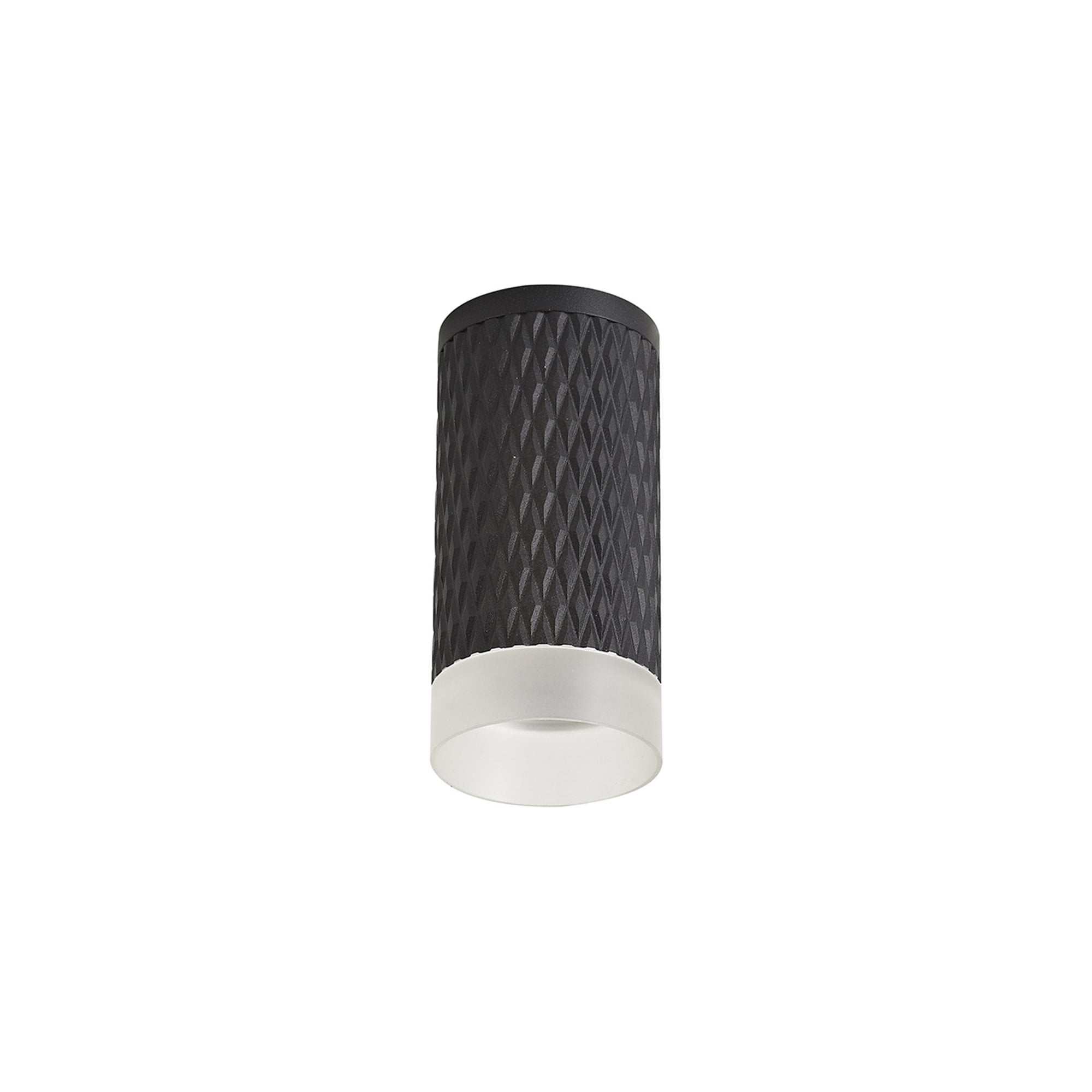 Fabula Summerfield Single 11cm Ceiling Spot Light - Sand Black & Acrylic Ring