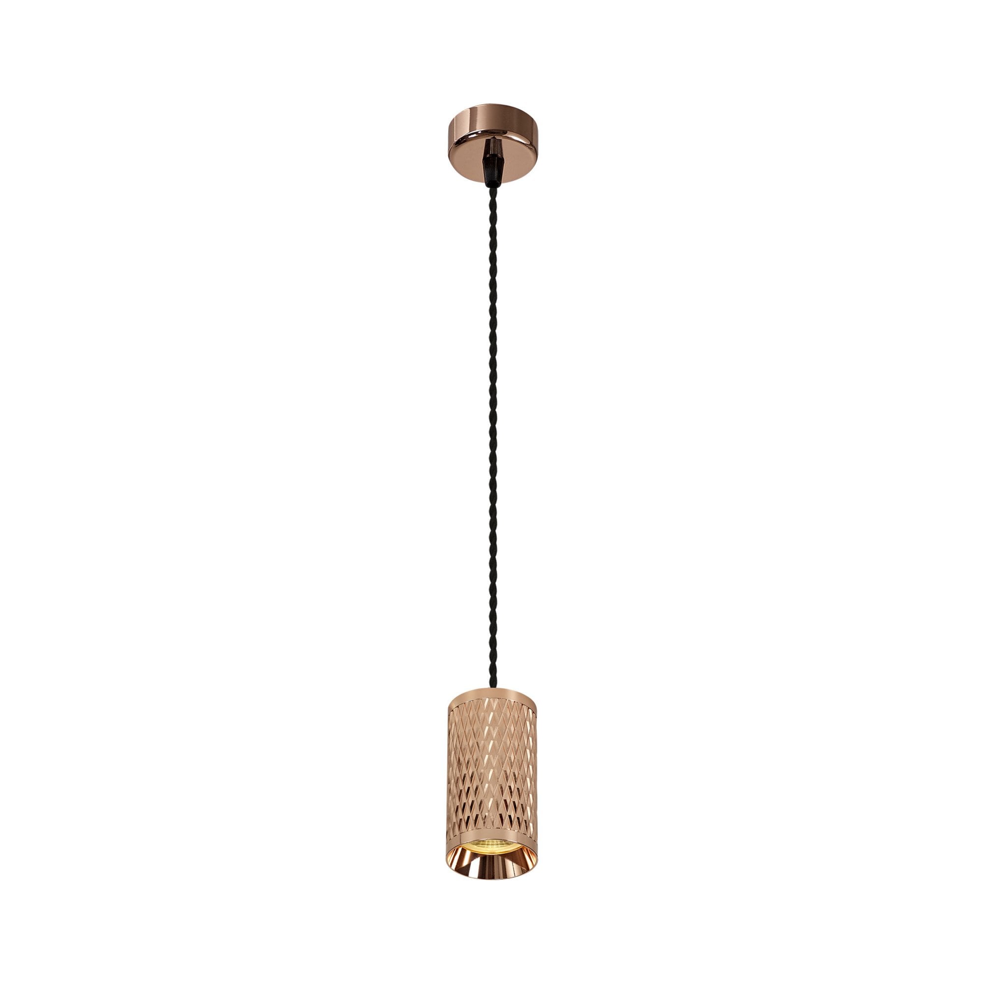 Fabula Summerfield Single 11cm Pendant - Rose Gold