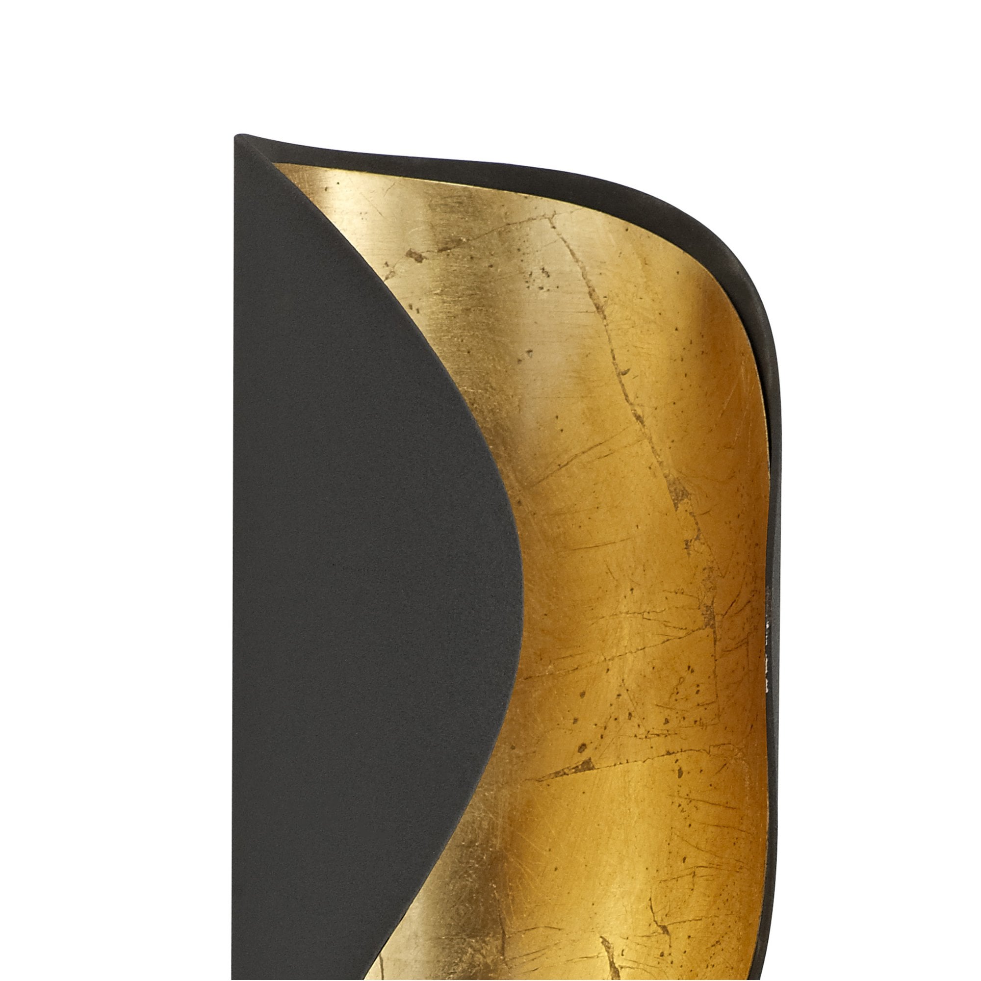 Fabula Stanmore LED Wall Lamp - Anthracite & Gold Leaf